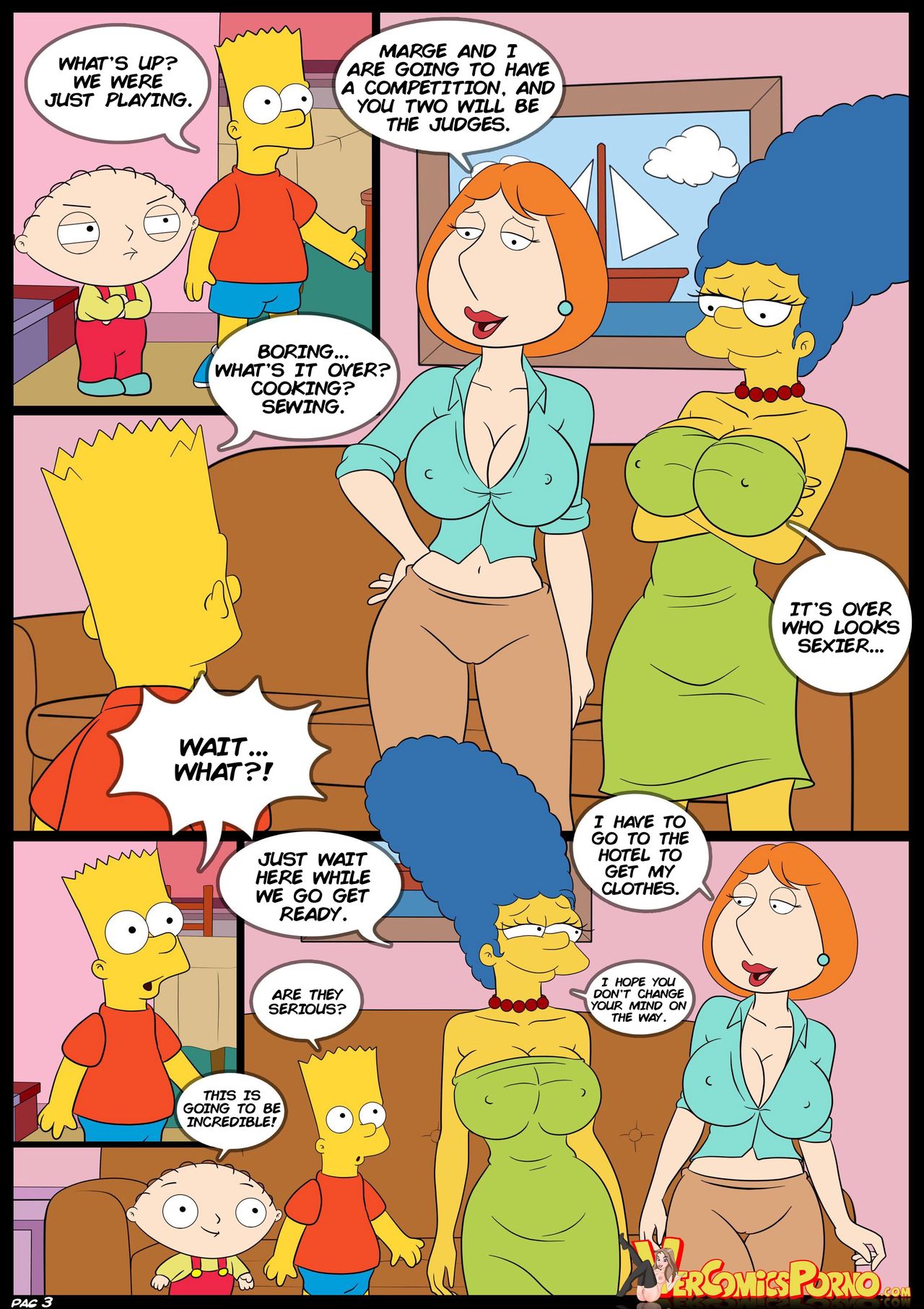 Marge and lowis porn comic