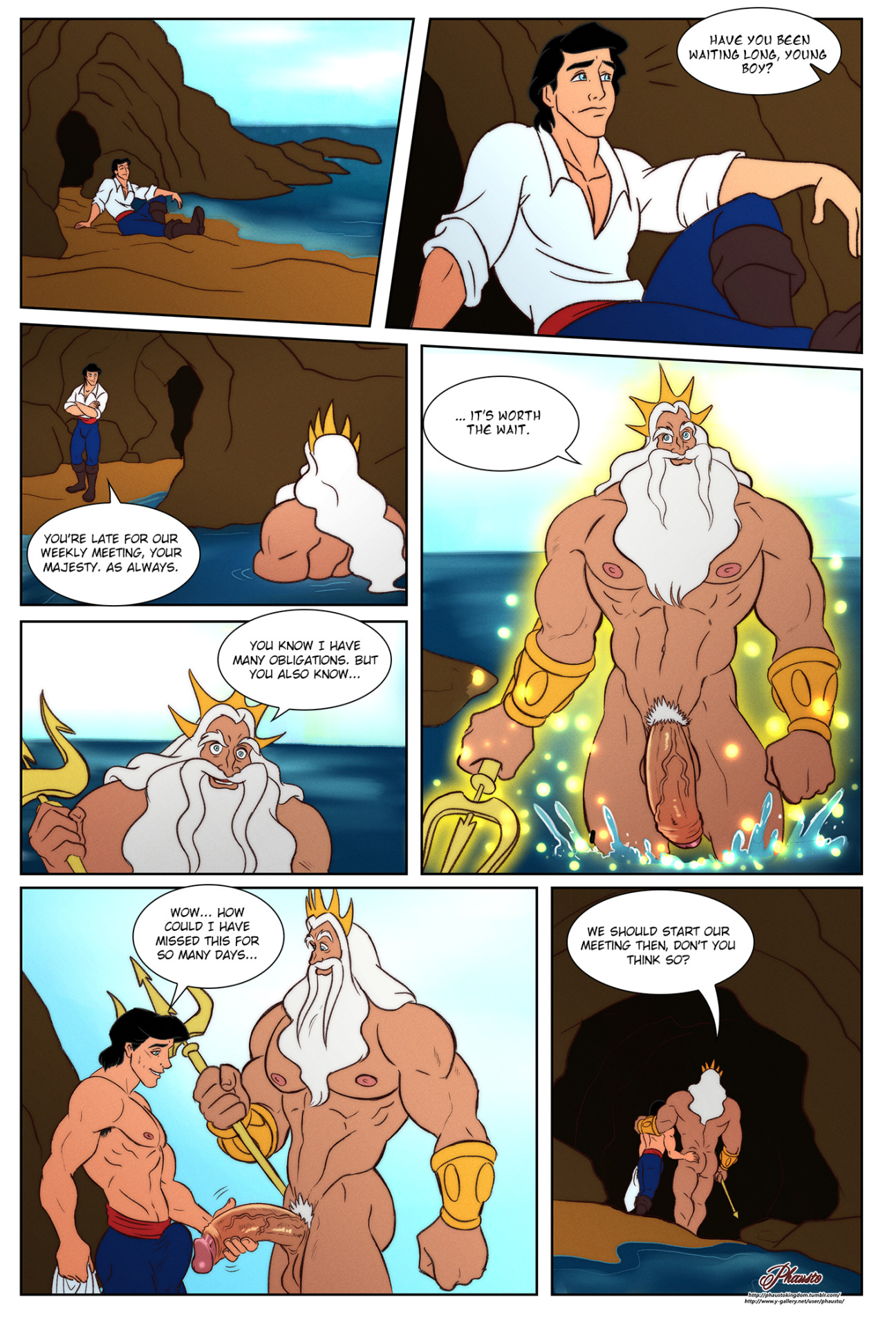 Little mermaid porn yaoi comic gay