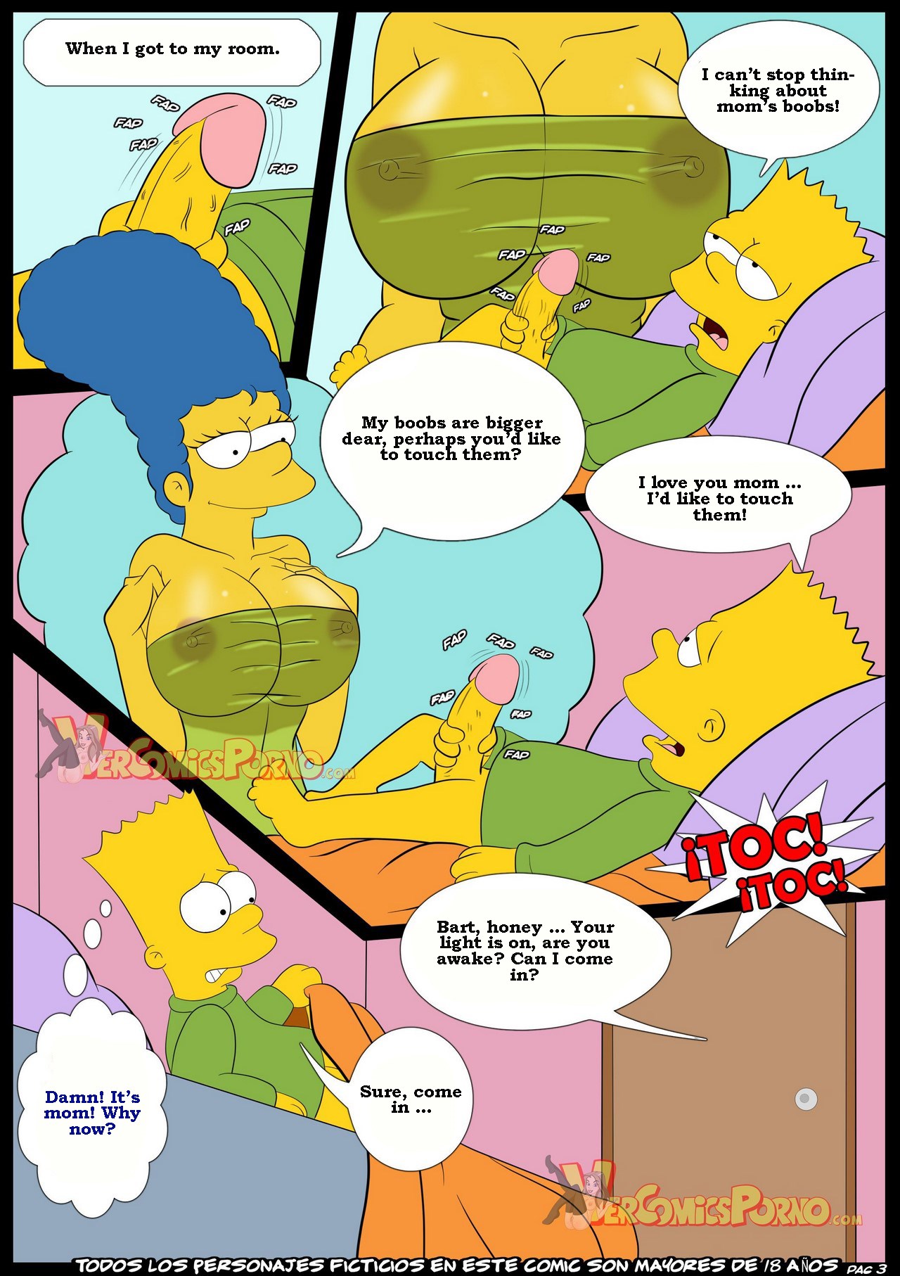 Marge simpson and bart simpson porn