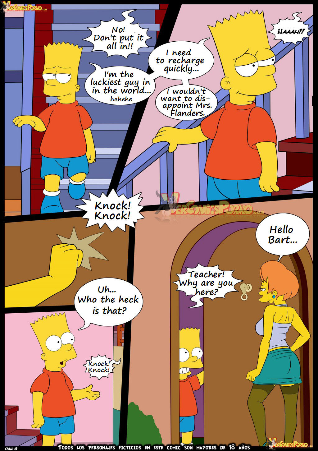 Bart and mrs krabappel porn comic