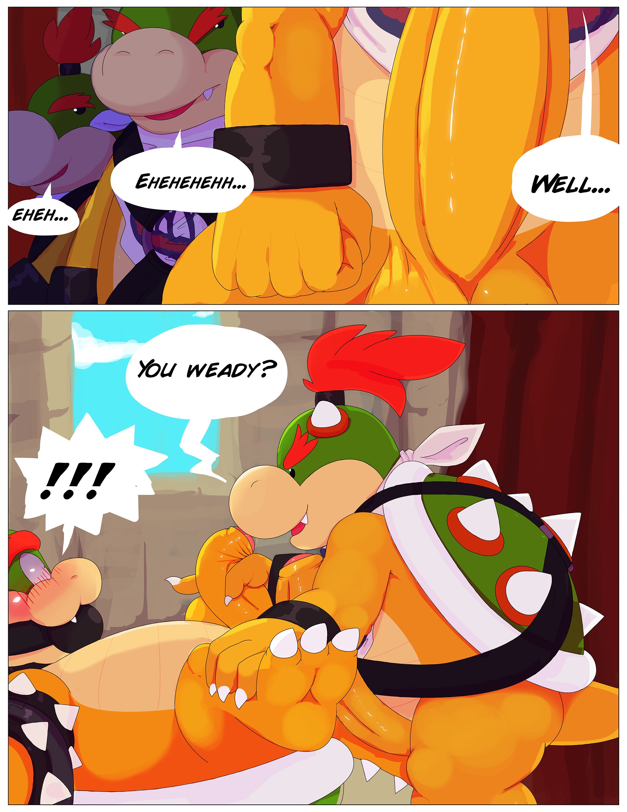 Mario and bowser porn comic