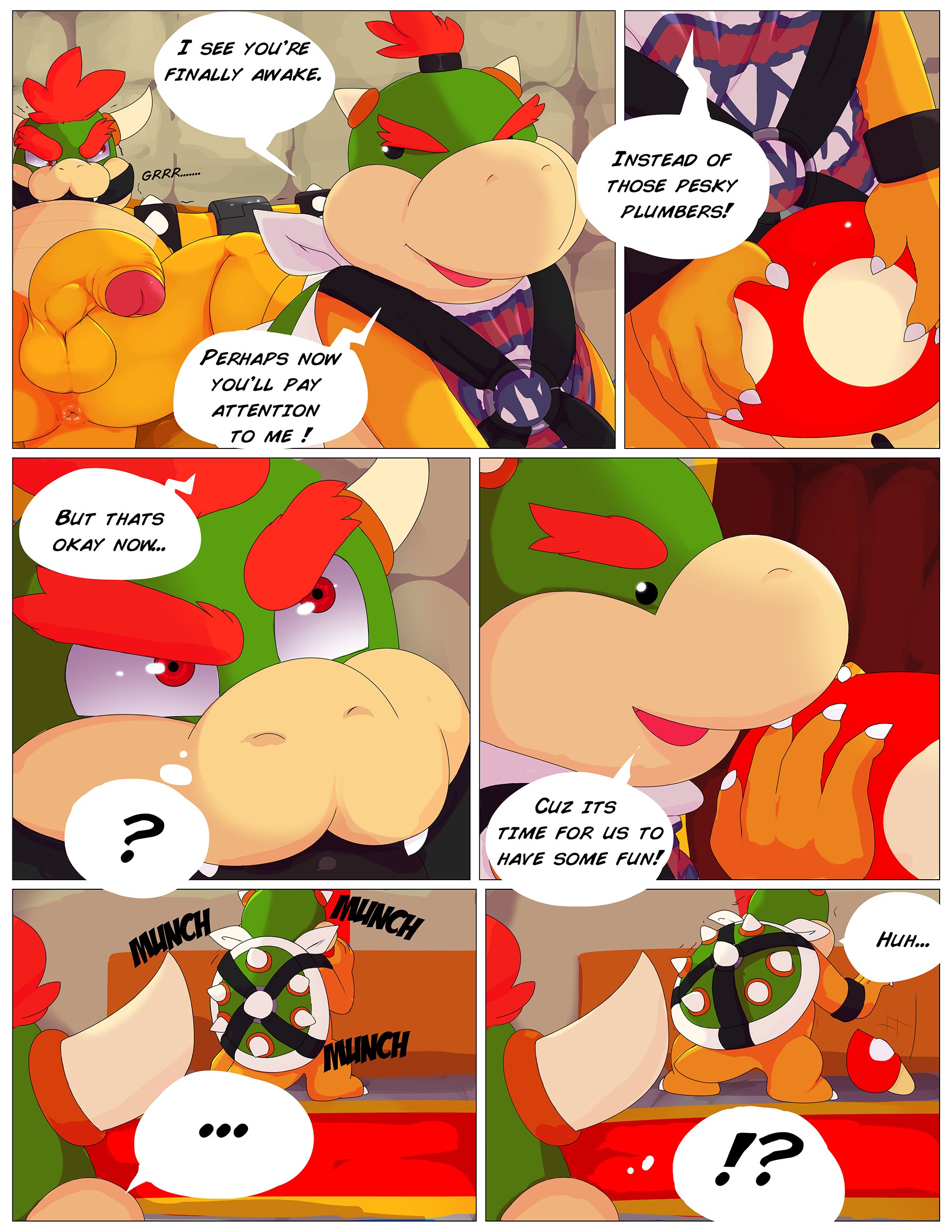 Mario and bowser porn comic