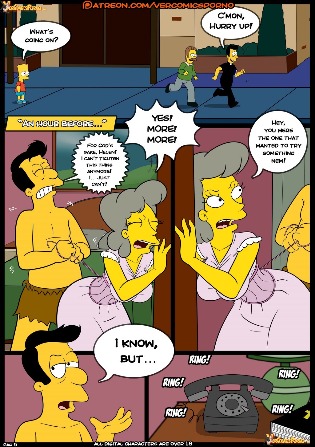 Simpson porn comic old habits 8 english