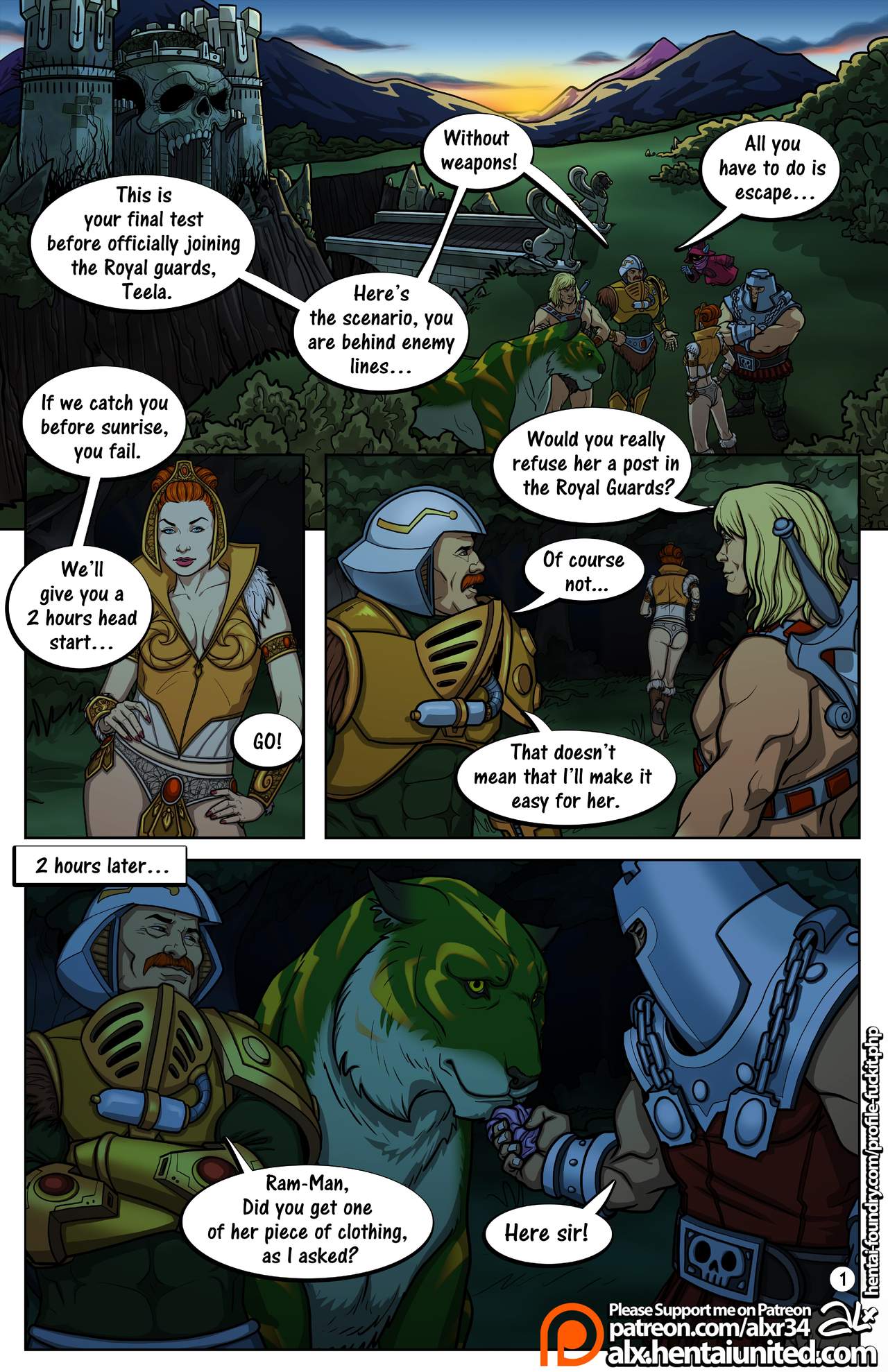 Alx)- Master of the Universe: The Hunt porn comic