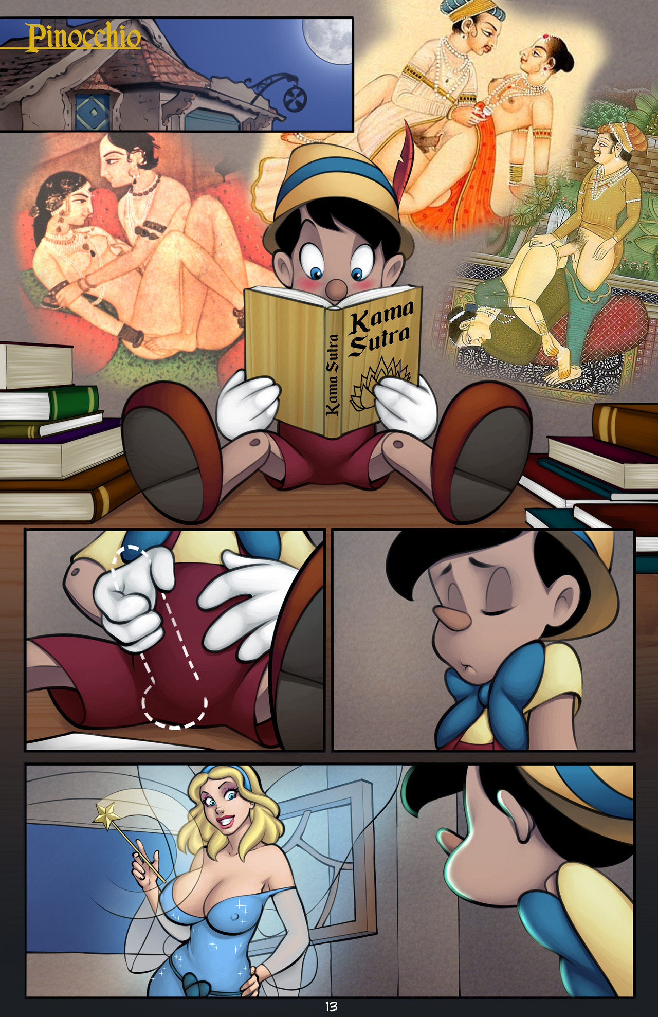 Порно Пародия Пиноккио