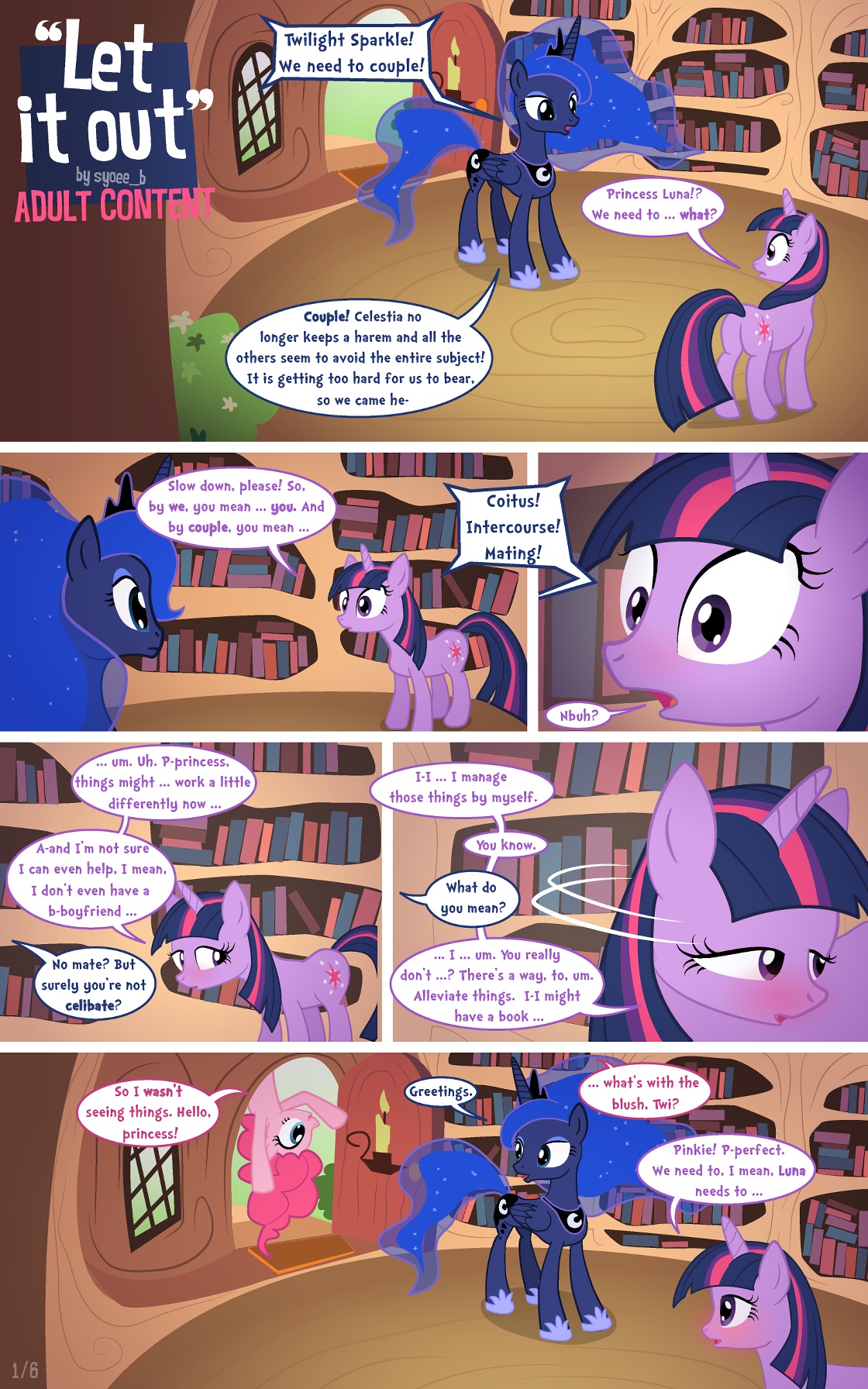 syoee_b - Let It Out (My Little Pony: Friendship Is Magic) porn comic