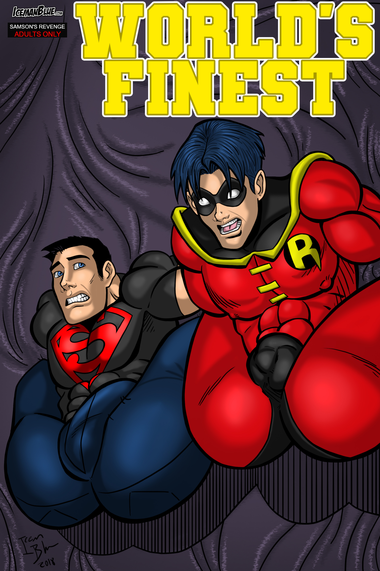 Gay cartoon superhero porn