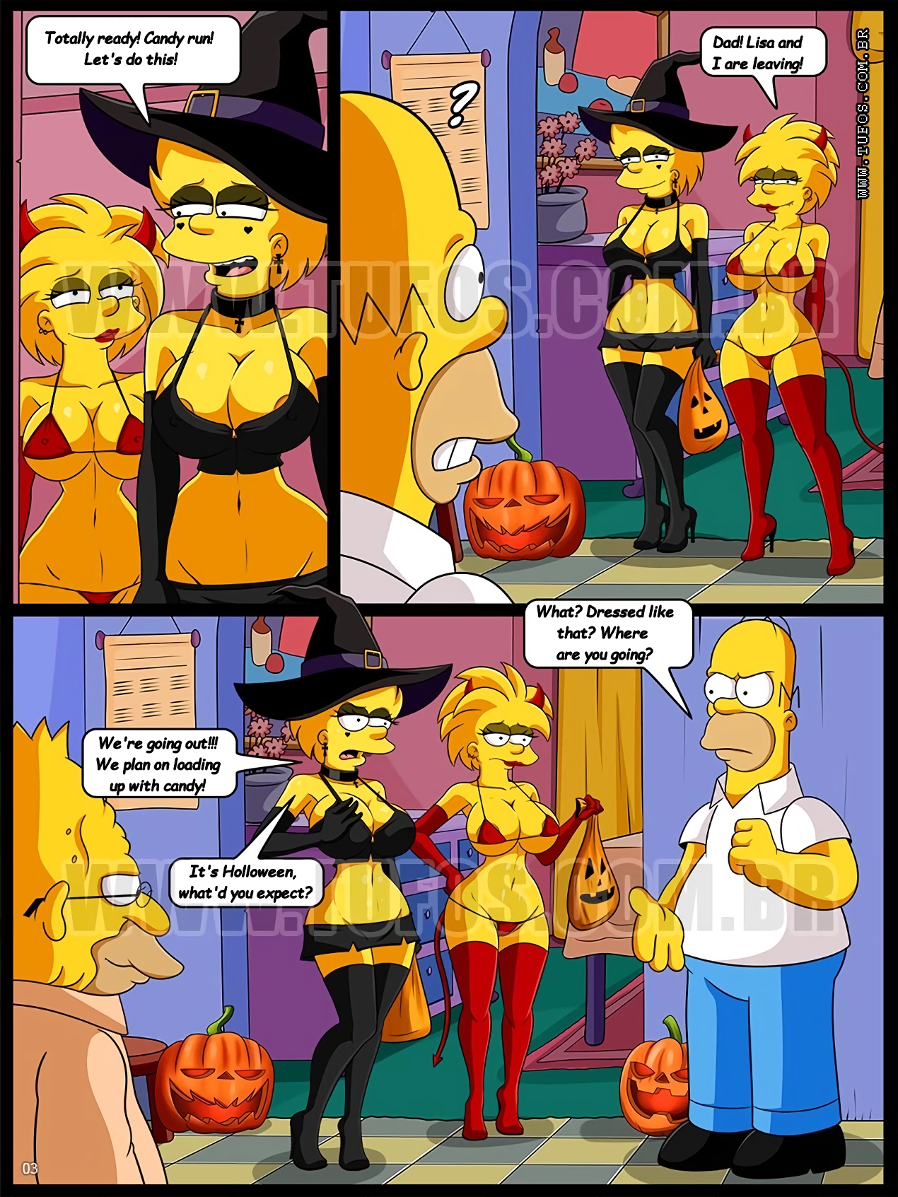 The Simpsons 13 porn comic by croc