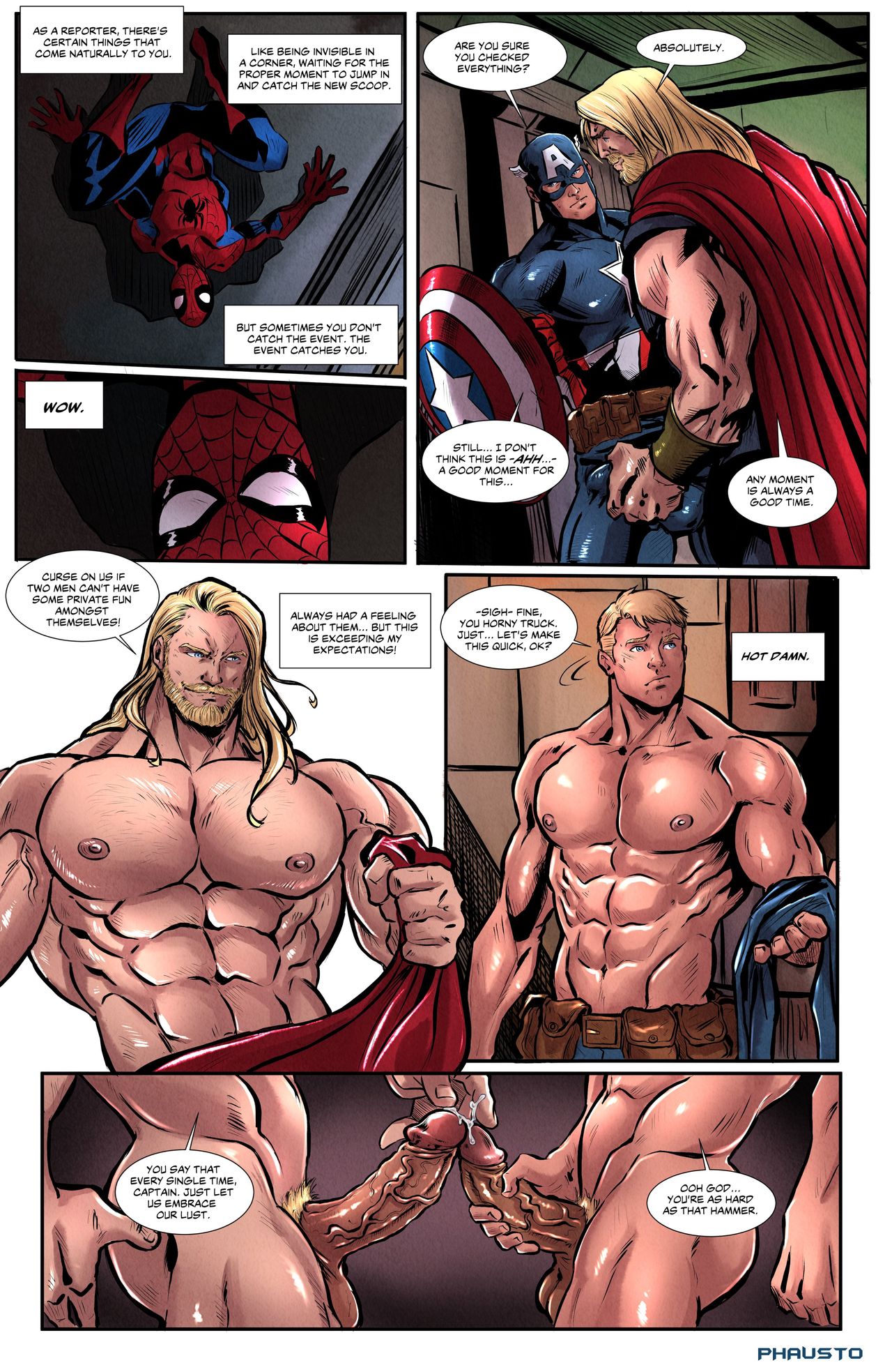 Marvel comics gay porn