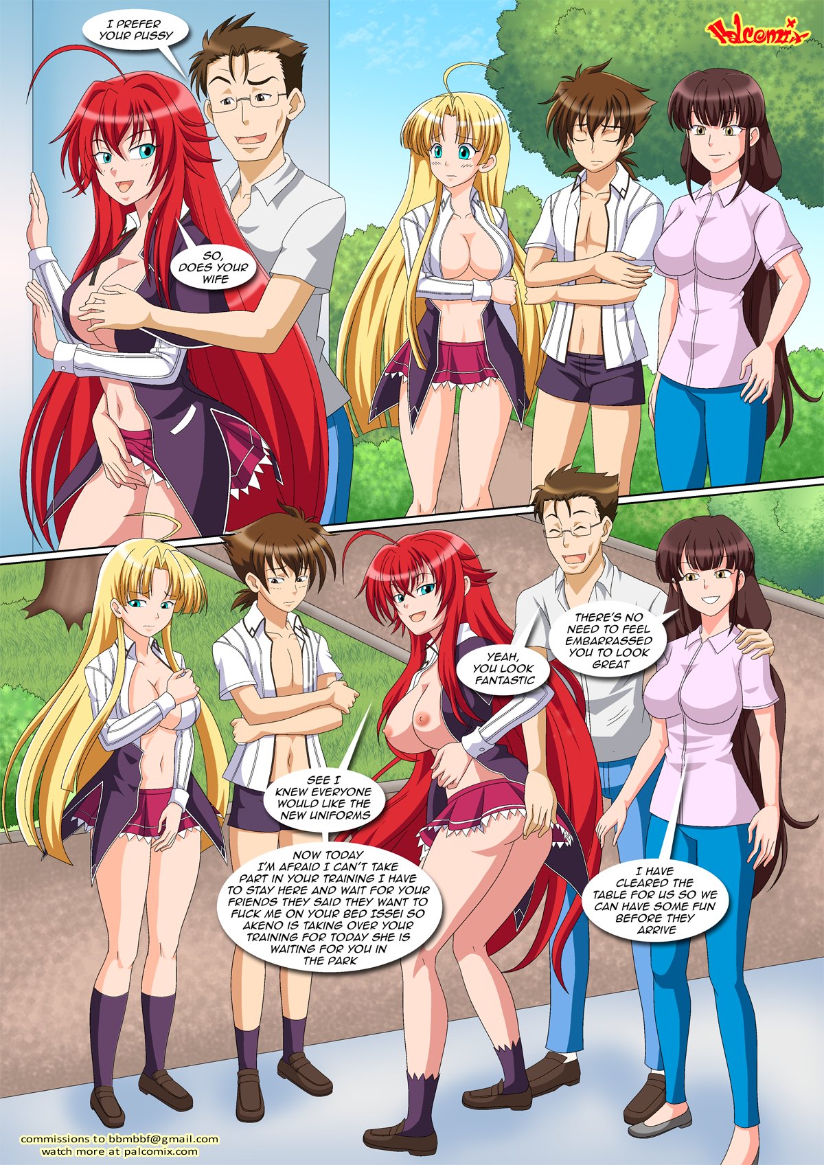 Palcomix D x D 2 - Liberation Before Subjugation (Highschool DxD) porn comic