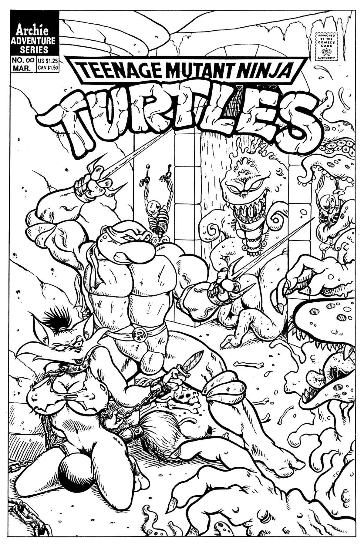 Teenage Mutant Ninja Turtles sex comic