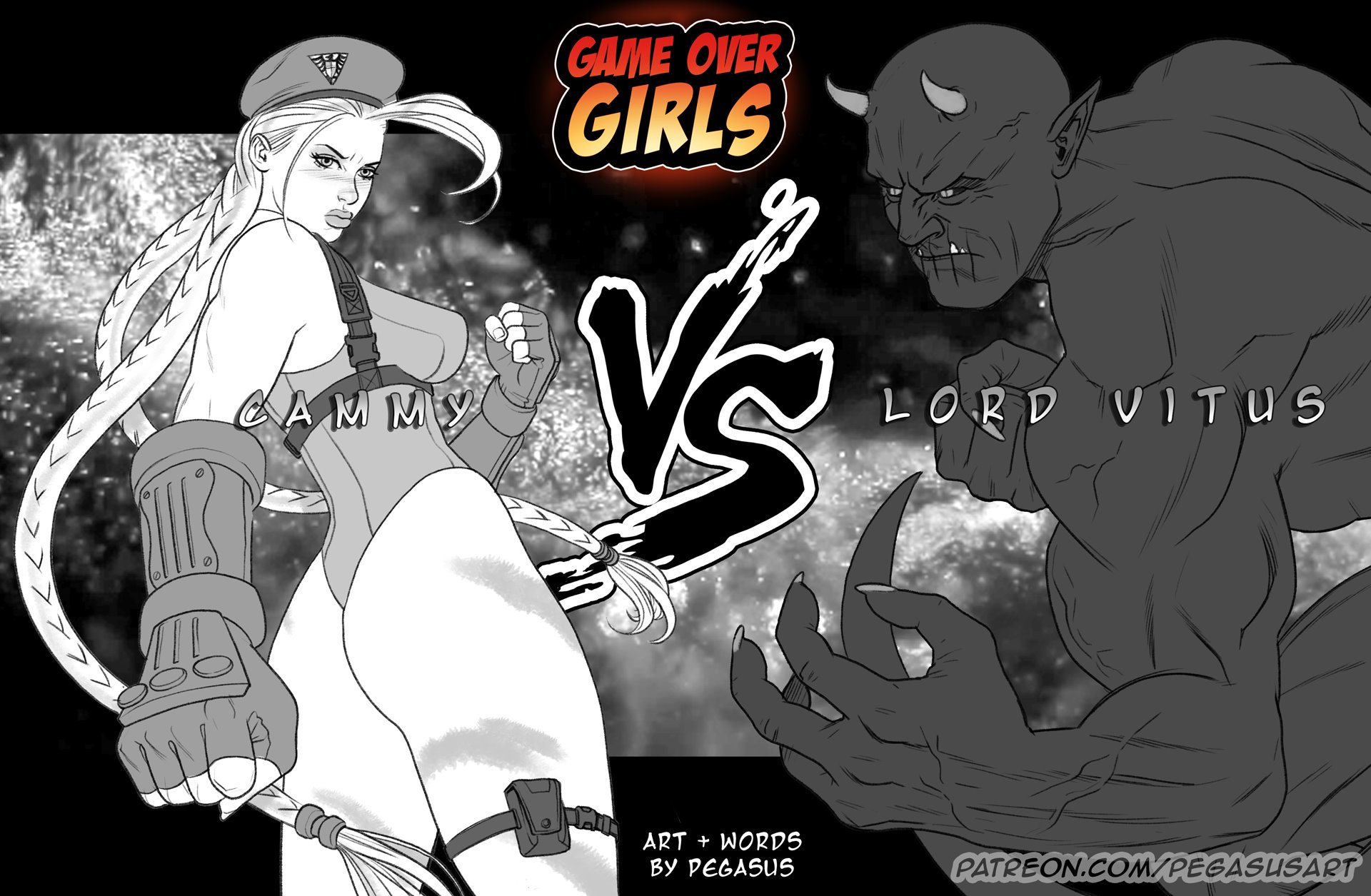 Pegasus - Game Over Girls: Cammy (Street Fighter) porn comic