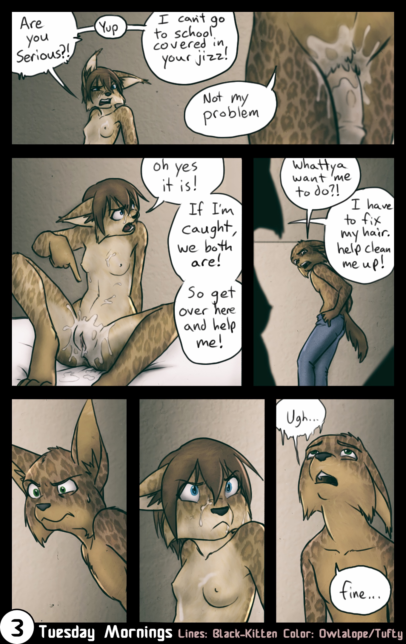 Furry porn comic tuesday mornings