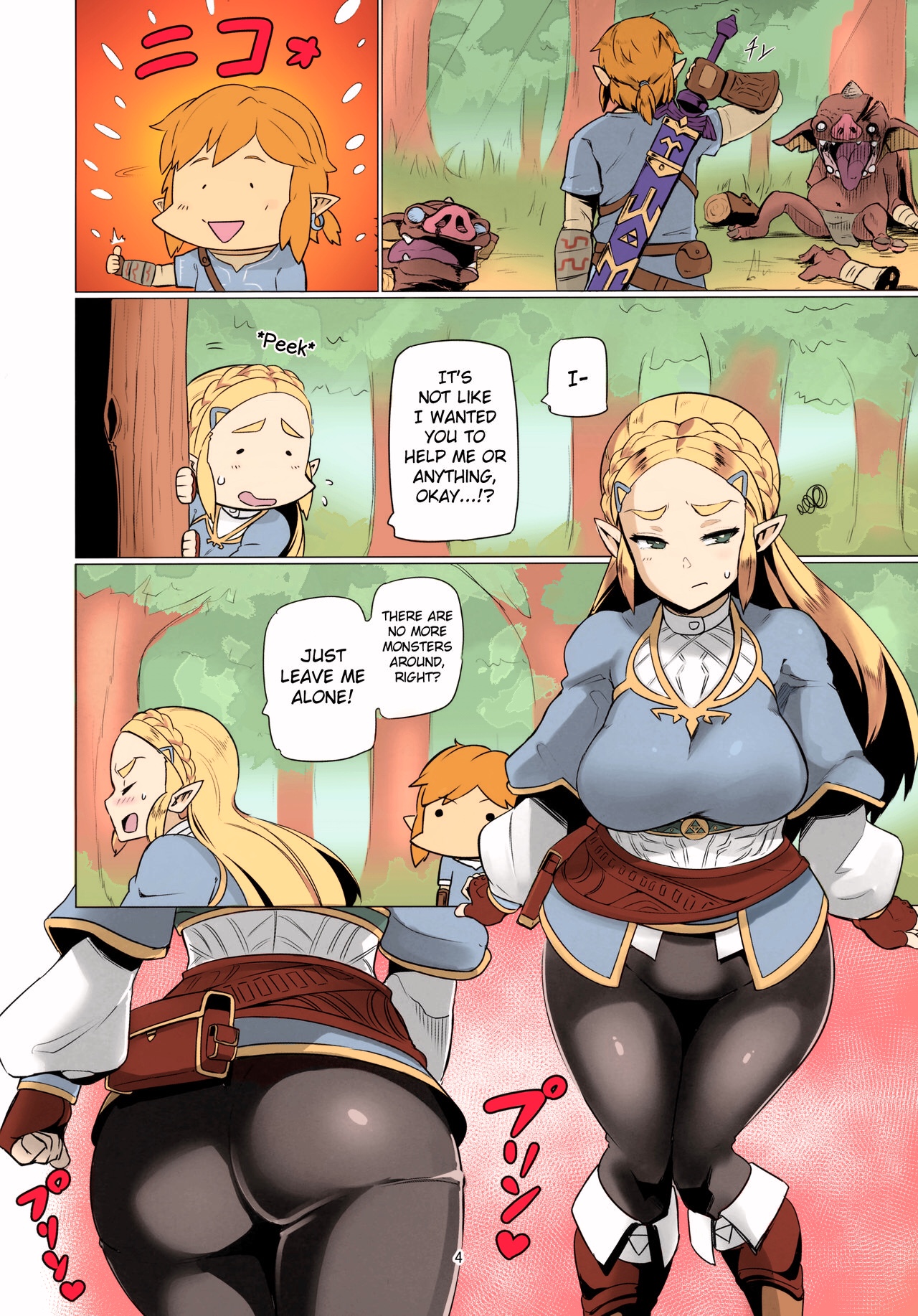 Link and zelda porn botw comic dat ass in english