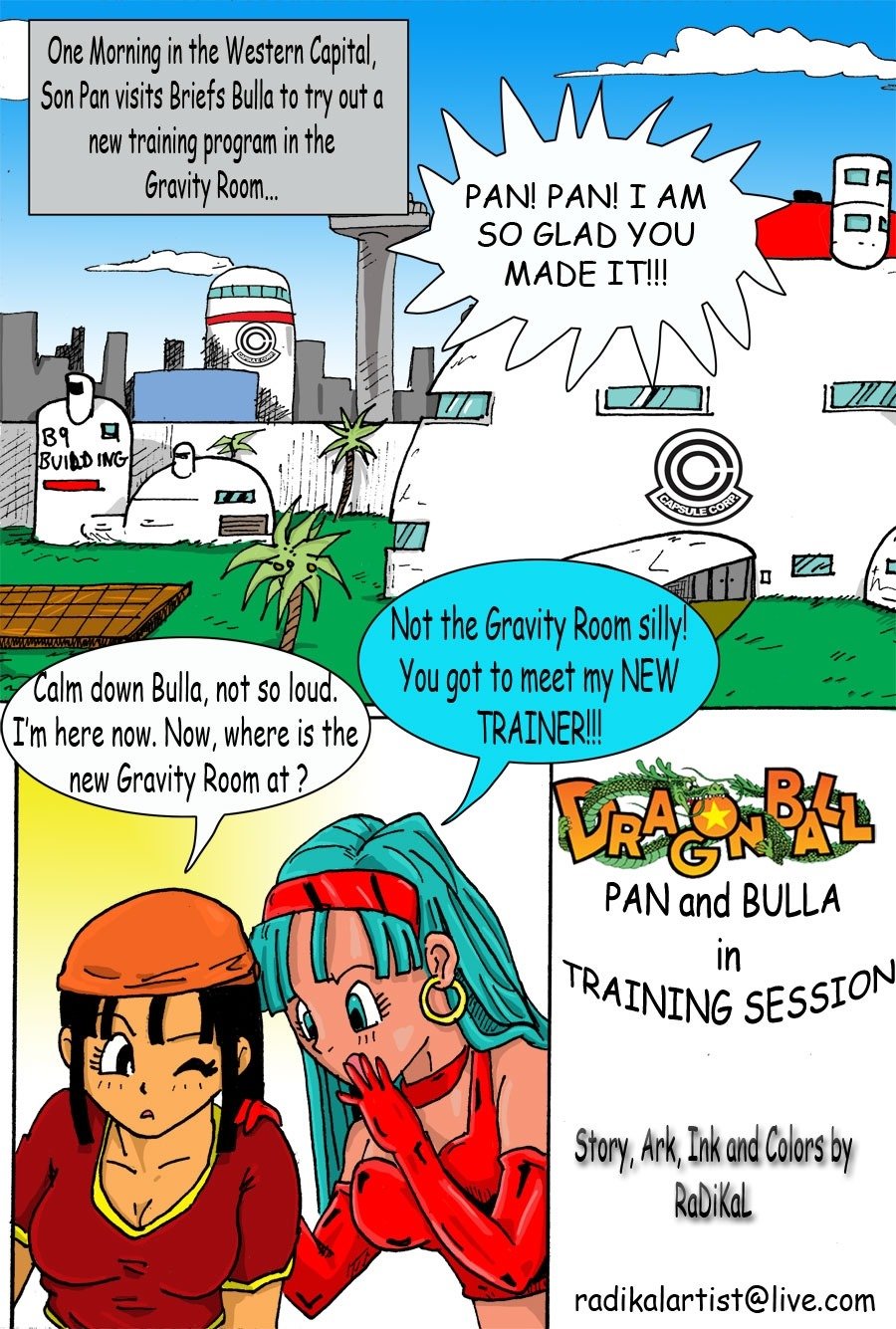 RaDiKaL - Pan And Bra's New Trainer (Dragon Ball GT) porn comic