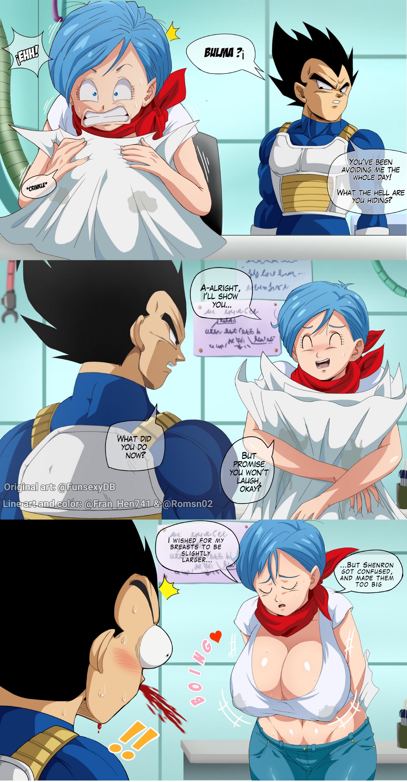 Naked bulma comics