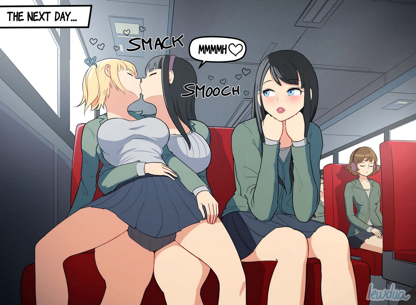 Lewdua The Bus Story – Part 2 porn comic