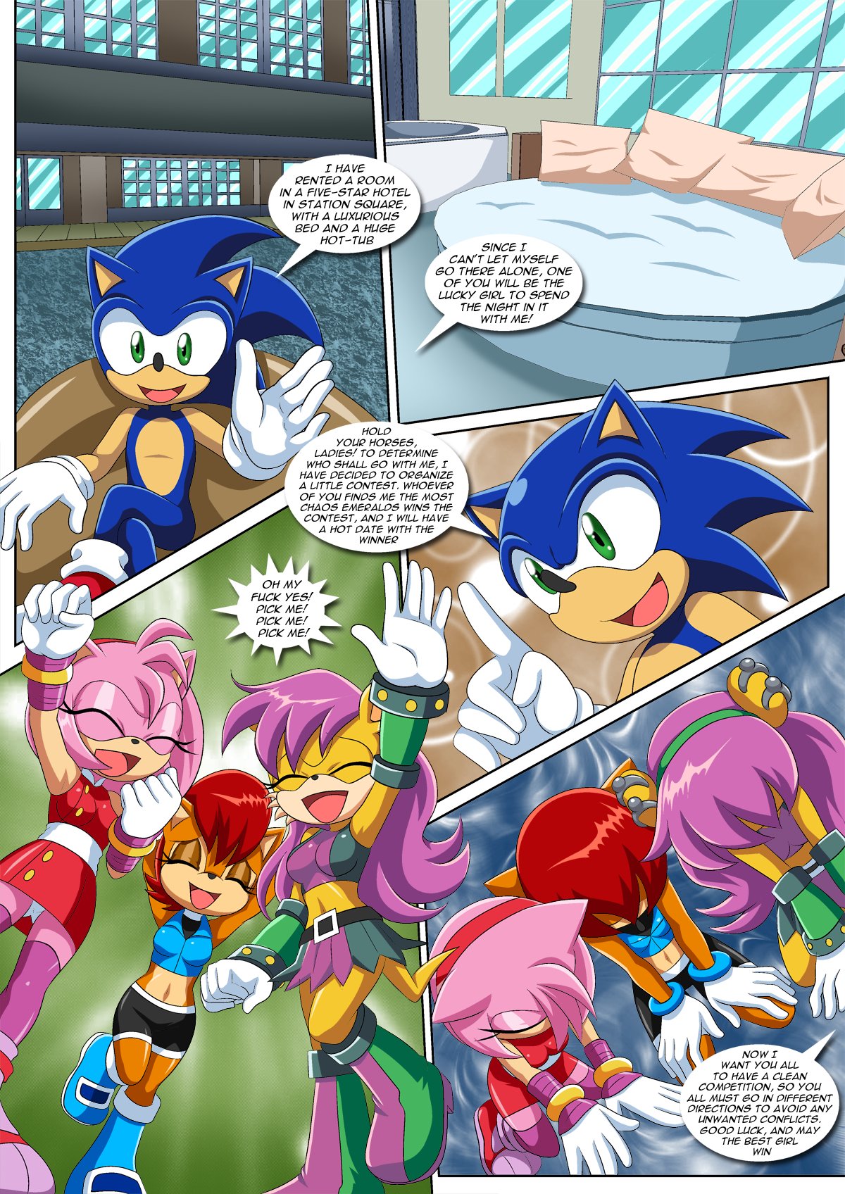 Palcomix Sonic Project XXX 4 (Sonic The Hedgehog)