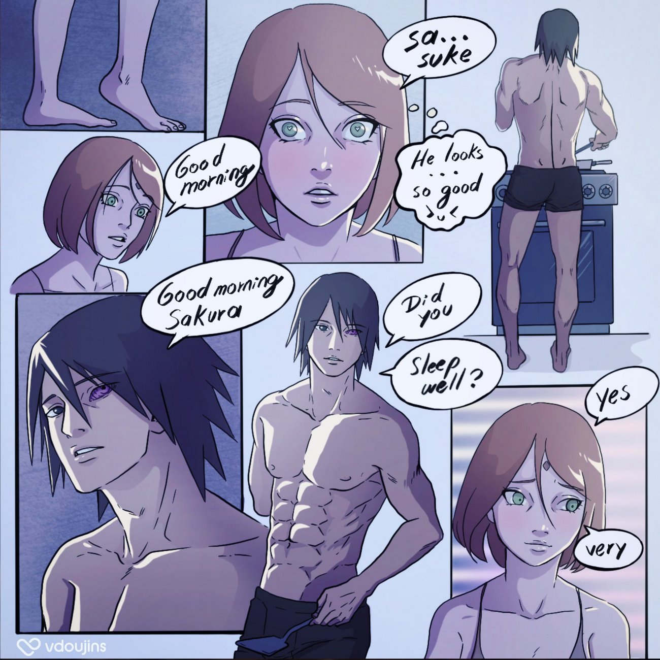 Sasuke and sakura comic porn scene