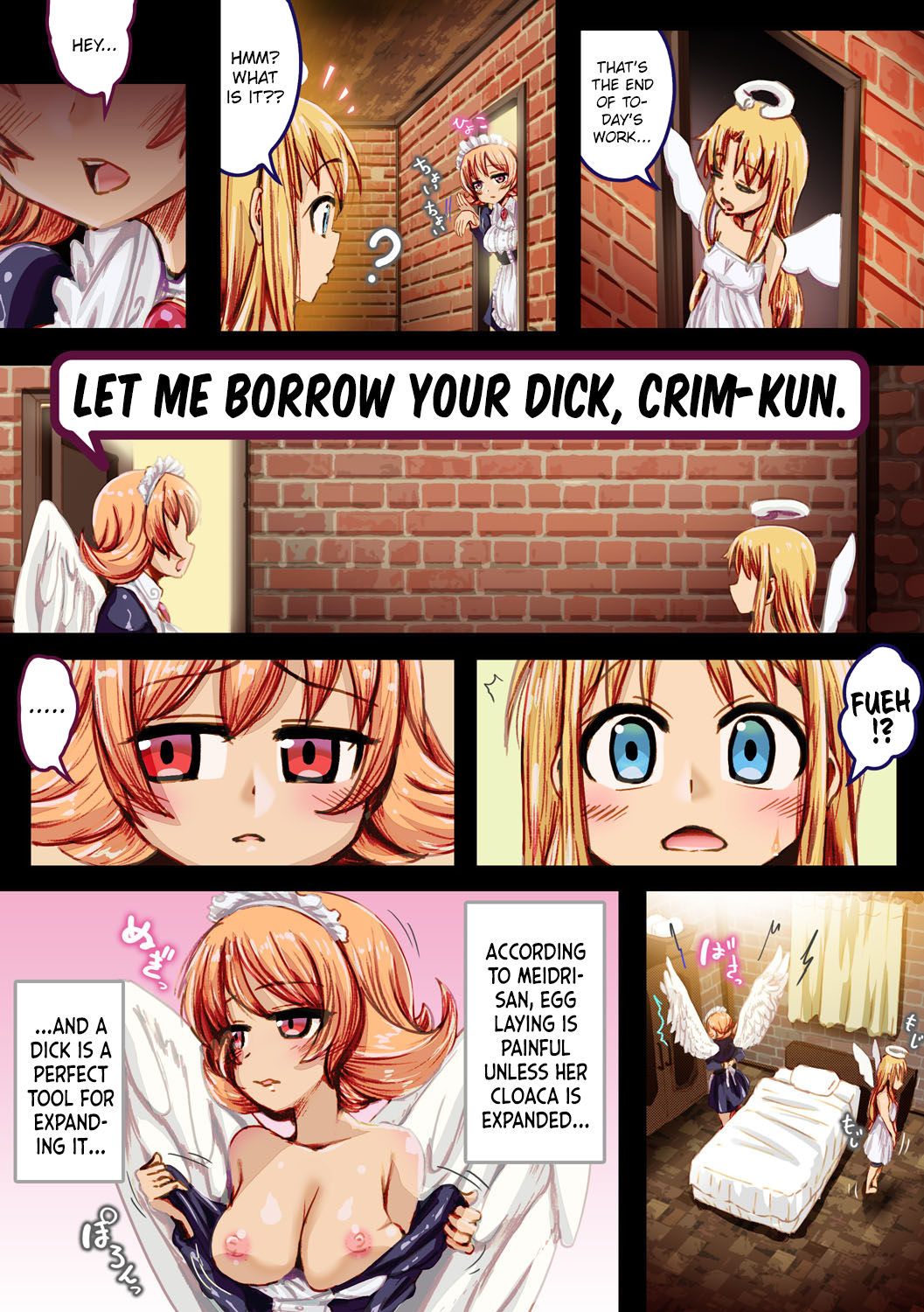 An-chan Kaichou Potsuri Club Crim-kun Chotto Ochinchin Kashite yo |  Crim-kun, let me borrow your dick for a little (Ishuzoku Reviewers)