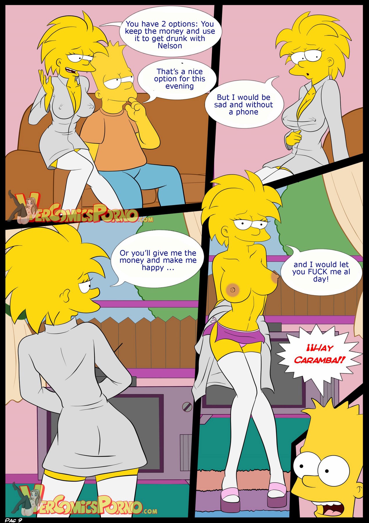 Marge Simpson Nude Comic