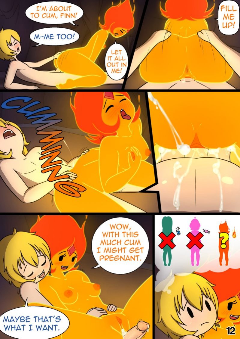 All Adventure Time Porn Flame - Flame princess porn comic adventure time