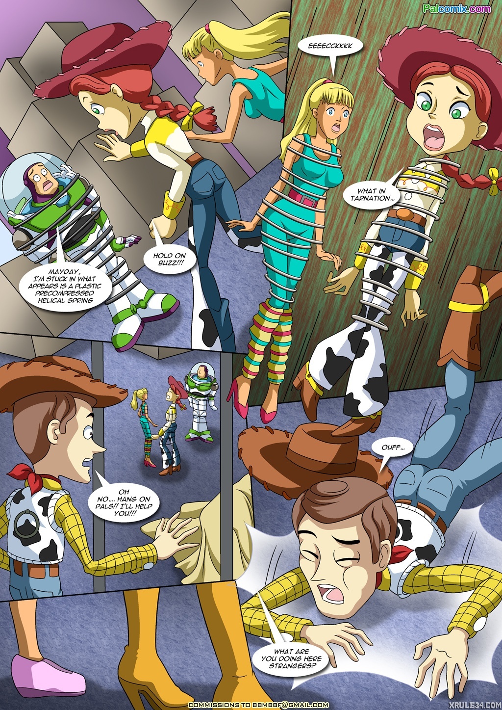 Toy Story porn comics online free where Woody Pride and Buzz Lightyear havi...