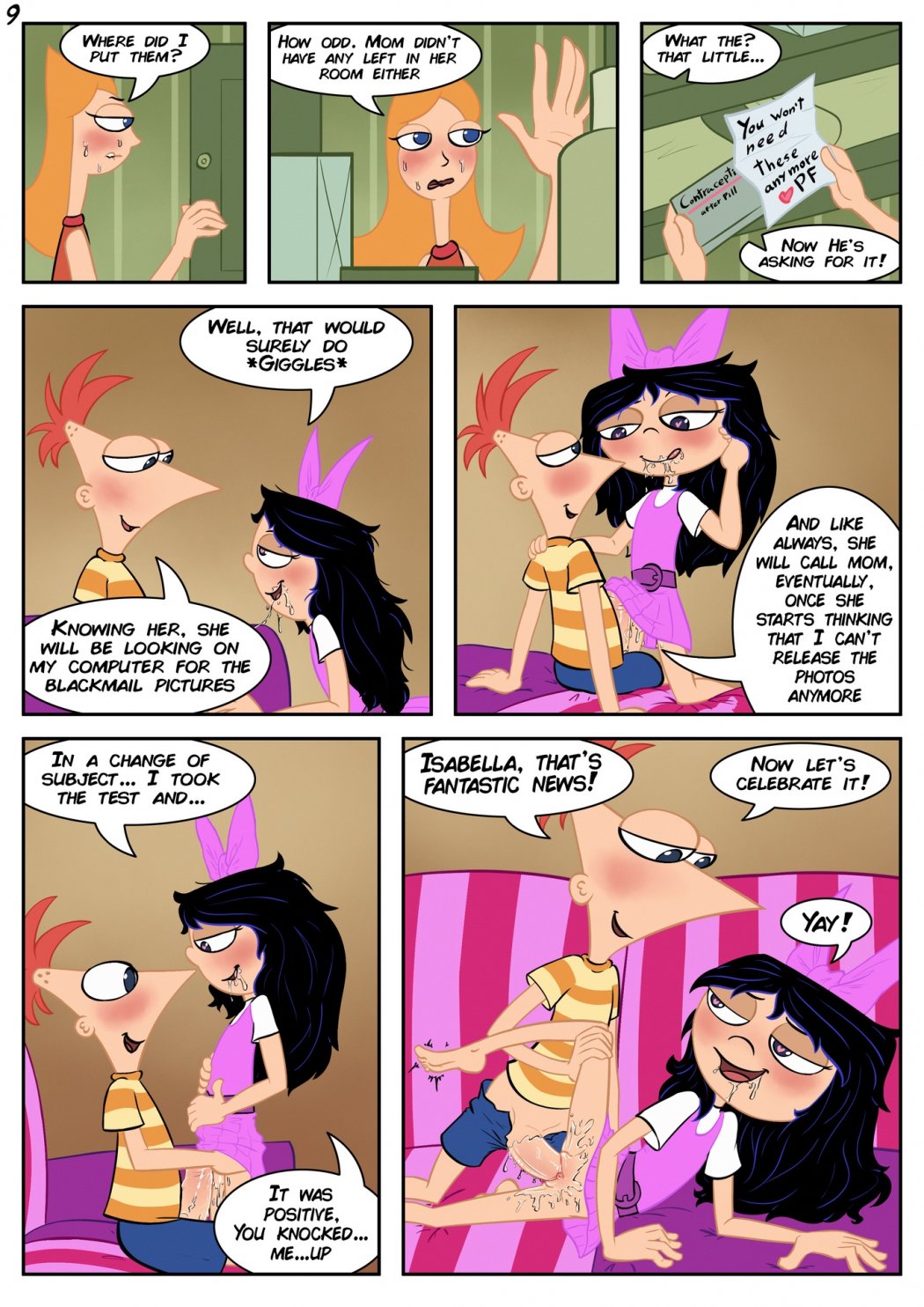 Manga Phineas And Ferb Porn - Phineas and Ferb nude comics