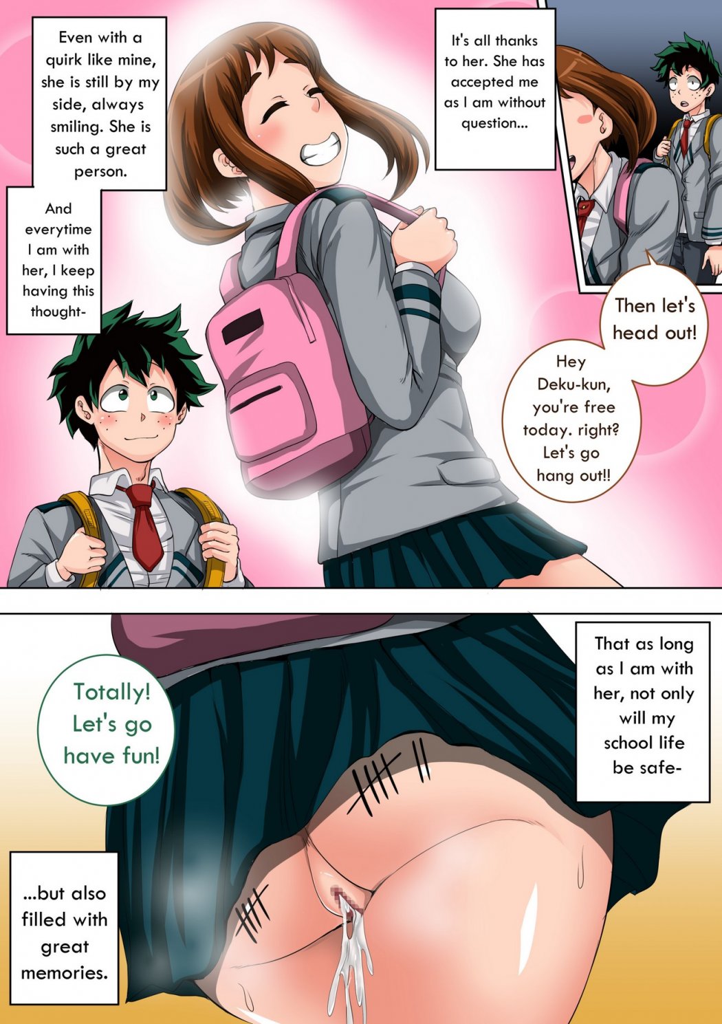 juna juna juice - Boku no Harem Academia 3 hentai manga » Page 2