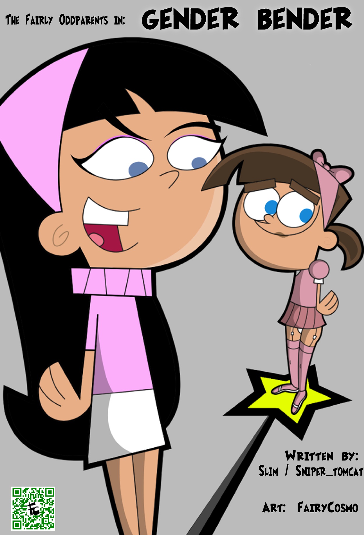 FairyCosmo - Gender Bender (The Fairly OddParents) porn comic.