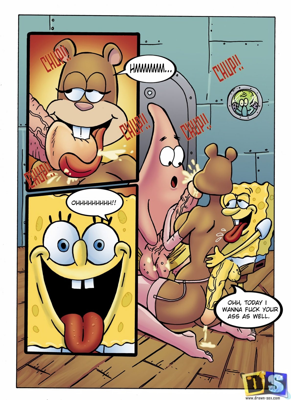 Порно губки боба комиксы фото 3