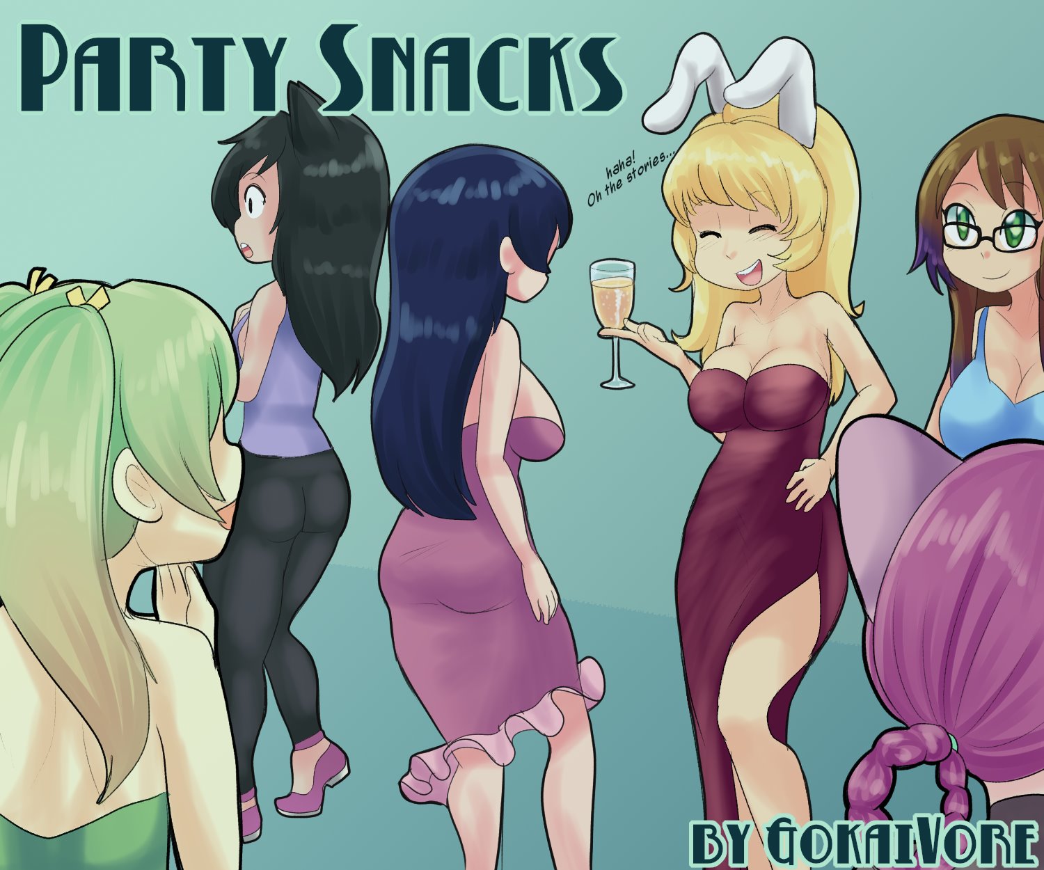 GokaiVore - Party snacks porn comic.