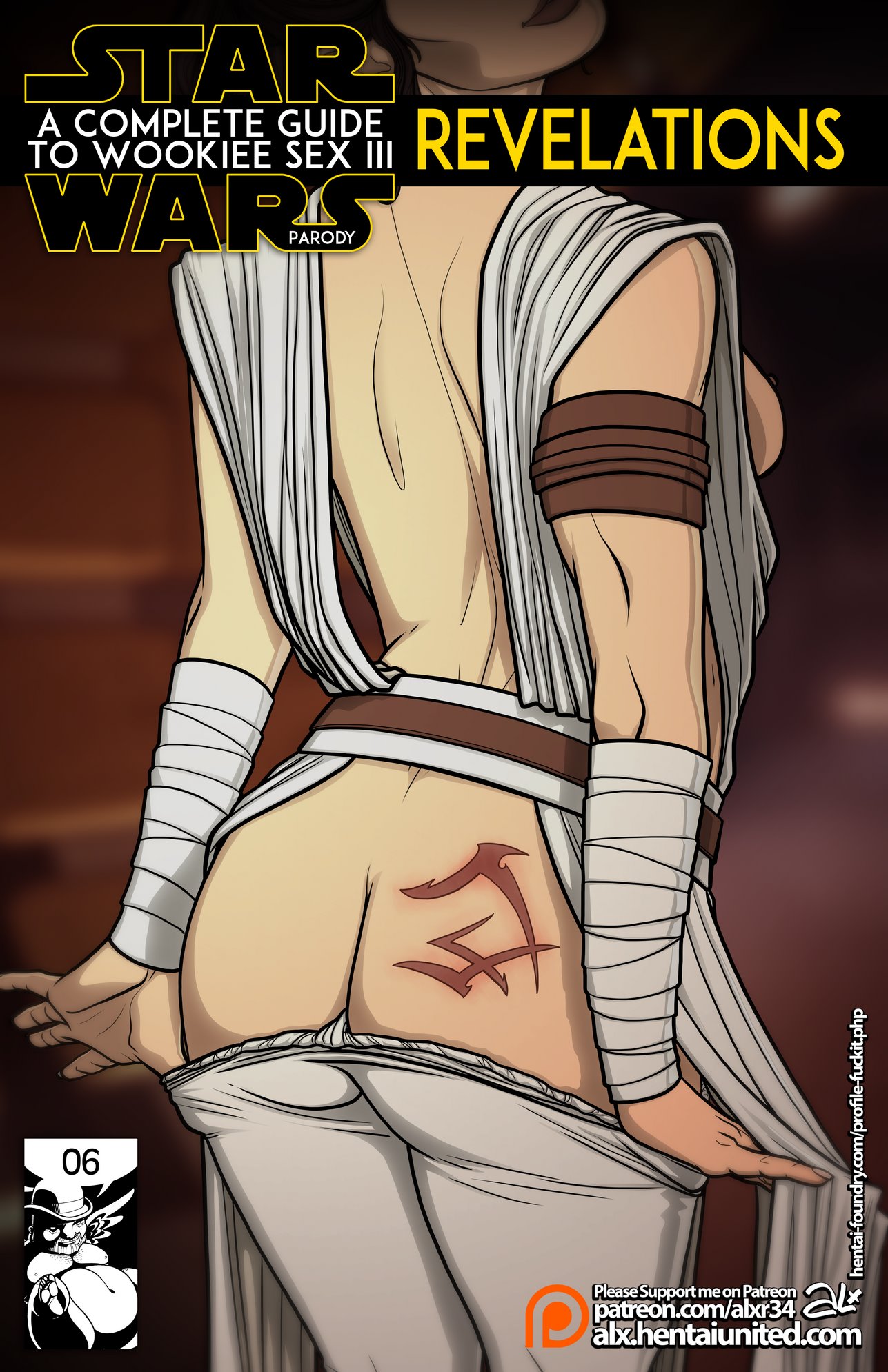 Sex Slave Star Wars Porn - Alx) Star Wars: A Complete Guide to Wookie Sex III porn comic