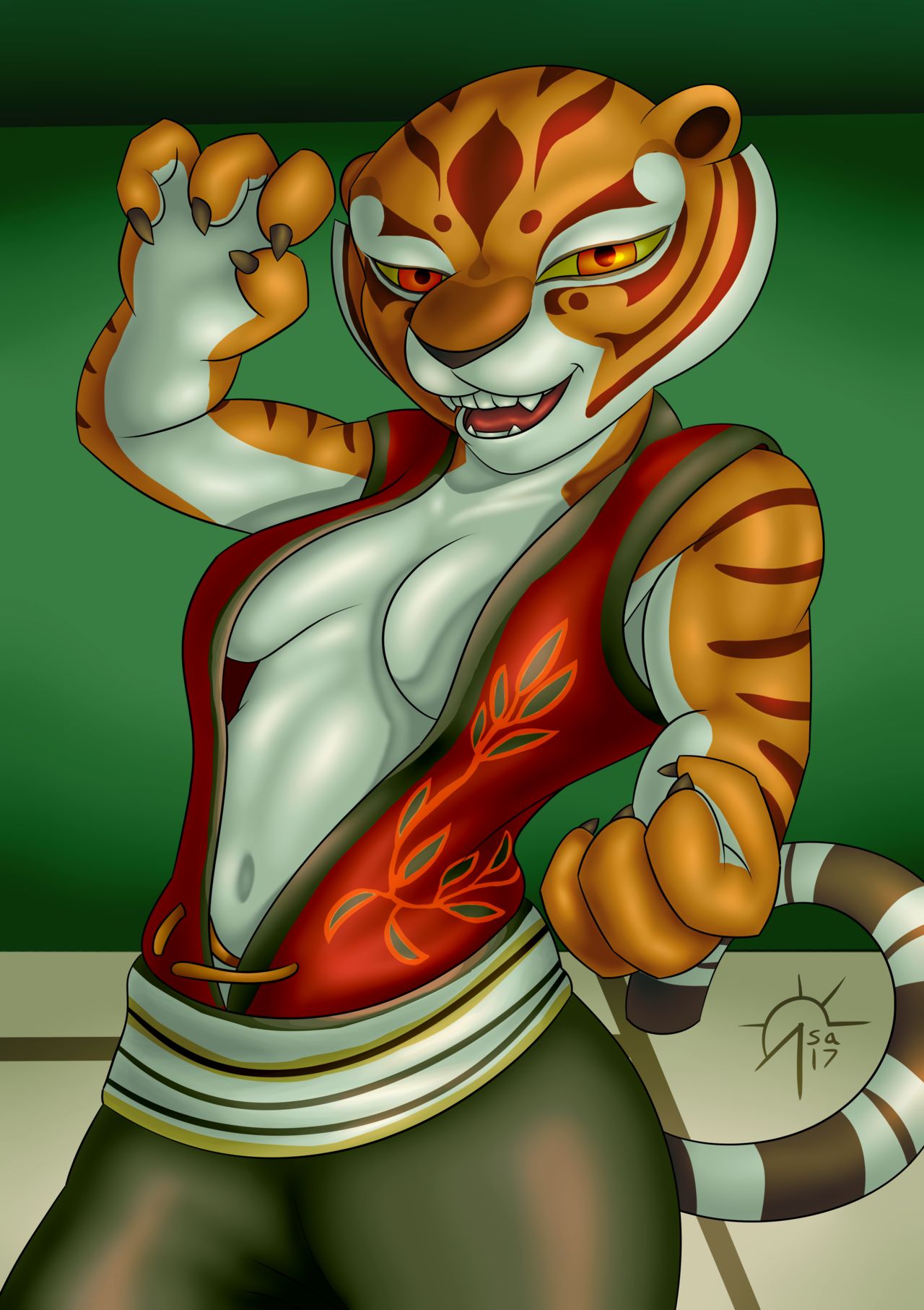 SacrificAbominat - Master Tigress in Heat (Kung-Fu Panda) porn comic