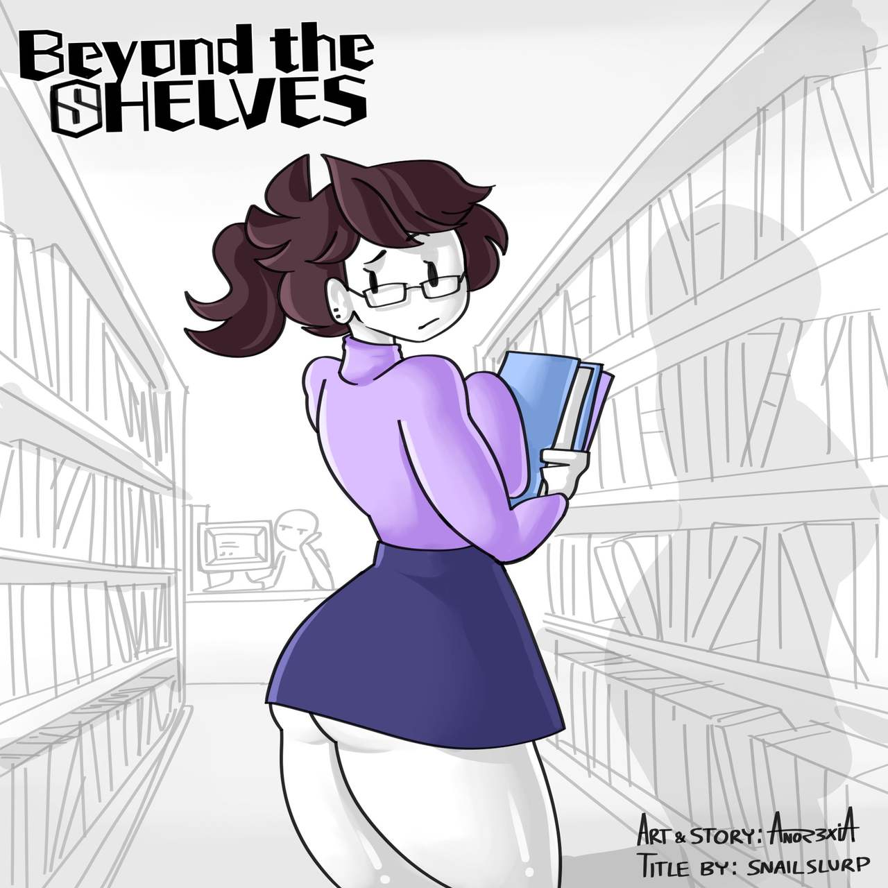 Hot Librarian Cartoon Porn - Beyond the Shelves Anor3xiA - jaiden porn comic