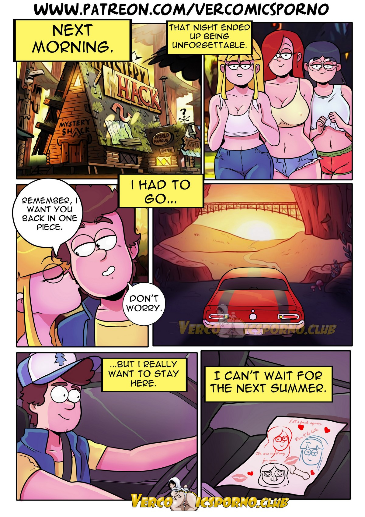 Gravity falls next summer comic