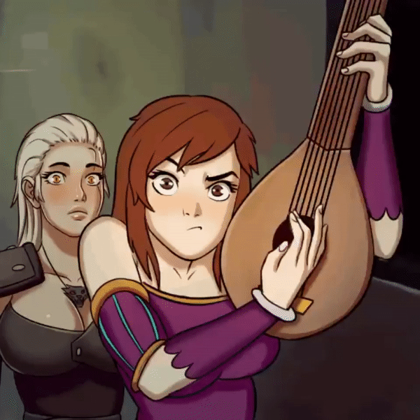 The Witcher and the horny bard