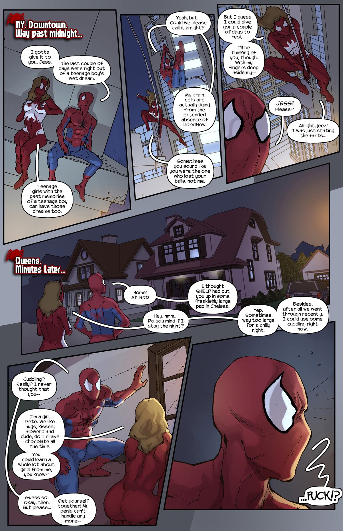 Ultimate Spider-Man XXX 10 - Spidercest - red all over.