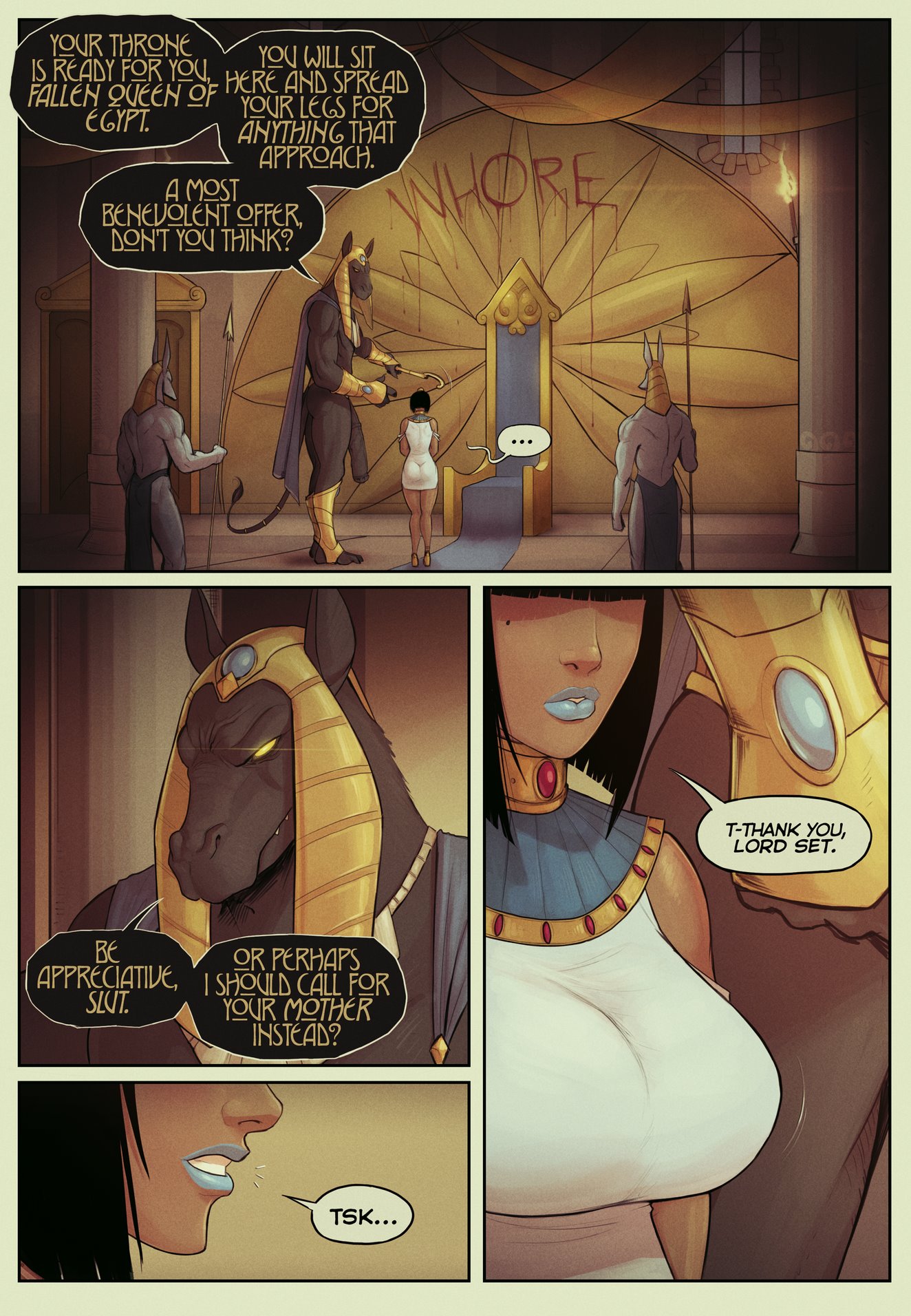 Legend of queen Opala In the shadow of anubis chapter one.