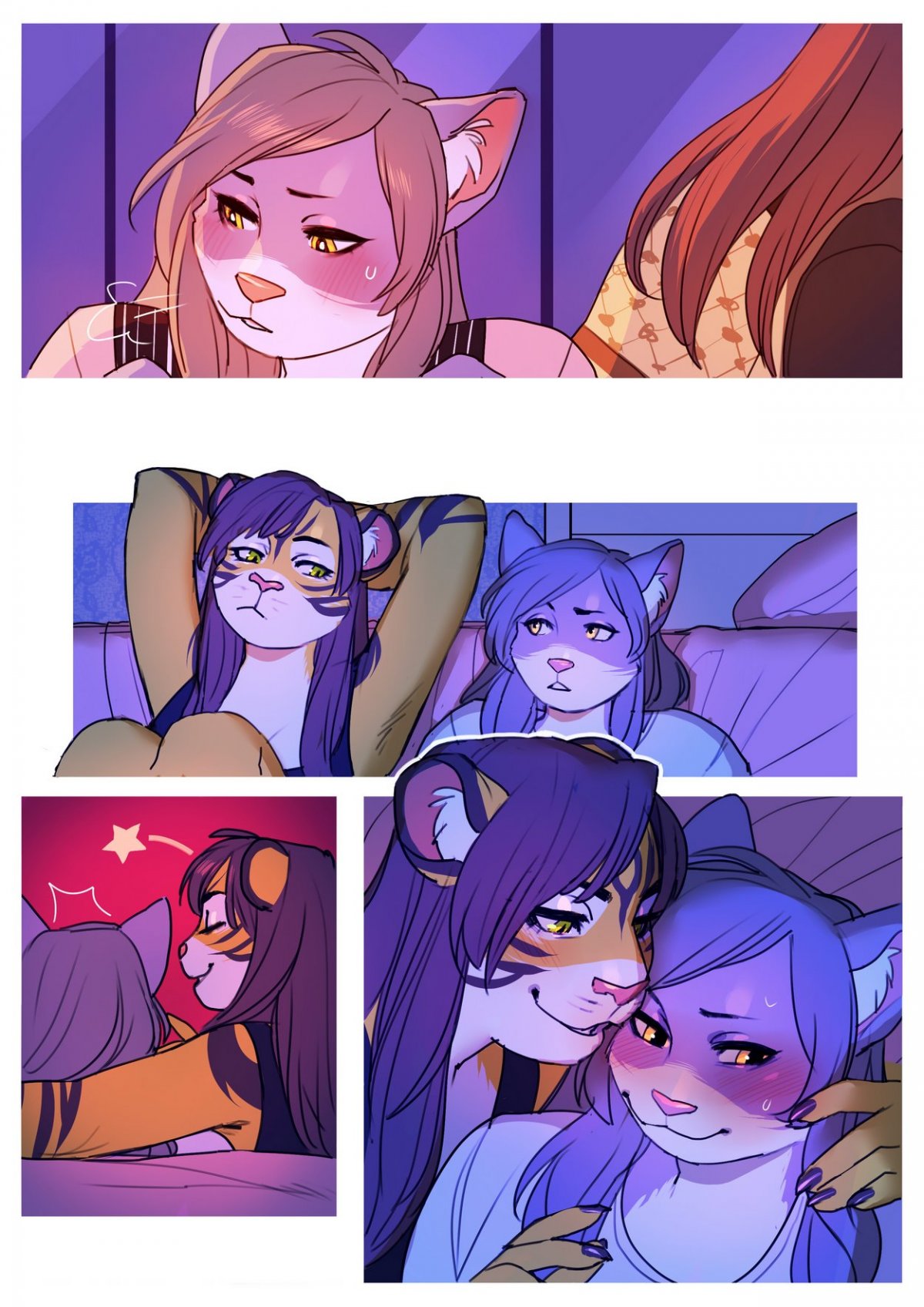 Cat and otter jush fury porn comic
