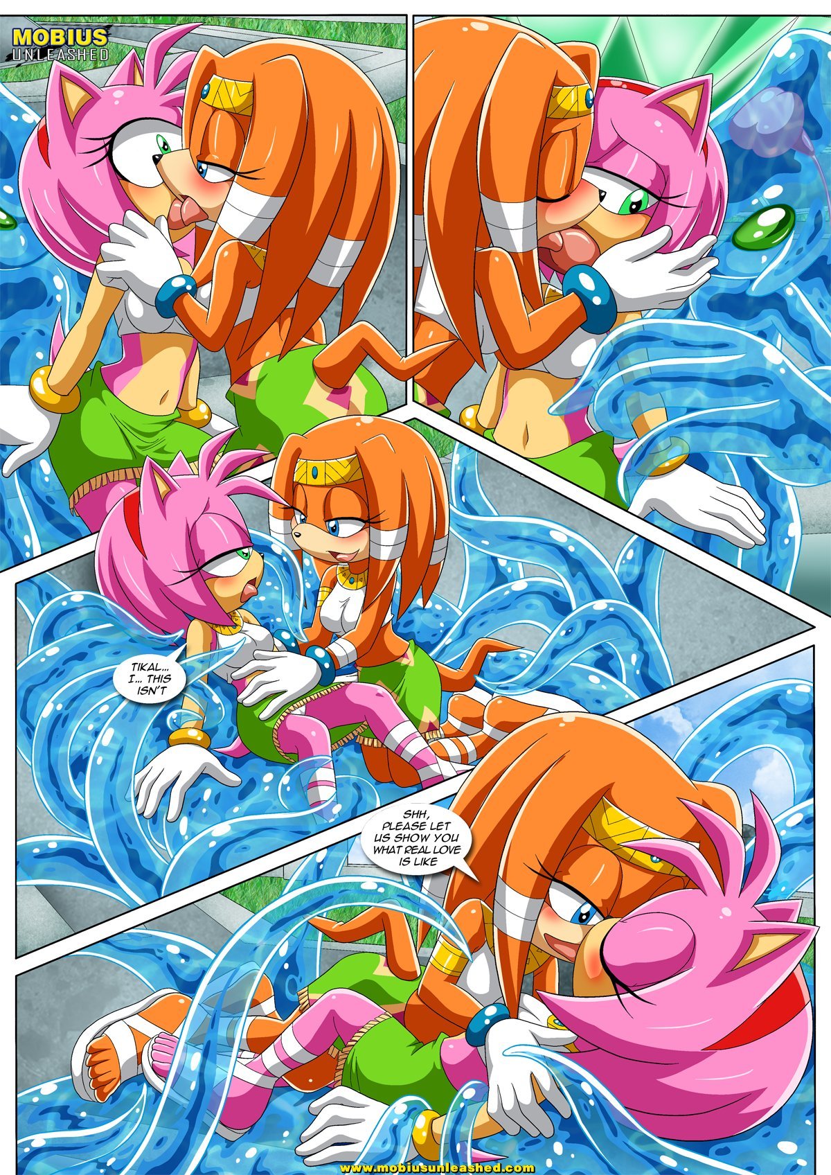 Palcomix - Tentacled Girls 2 (Sonic The Hedgehog). 