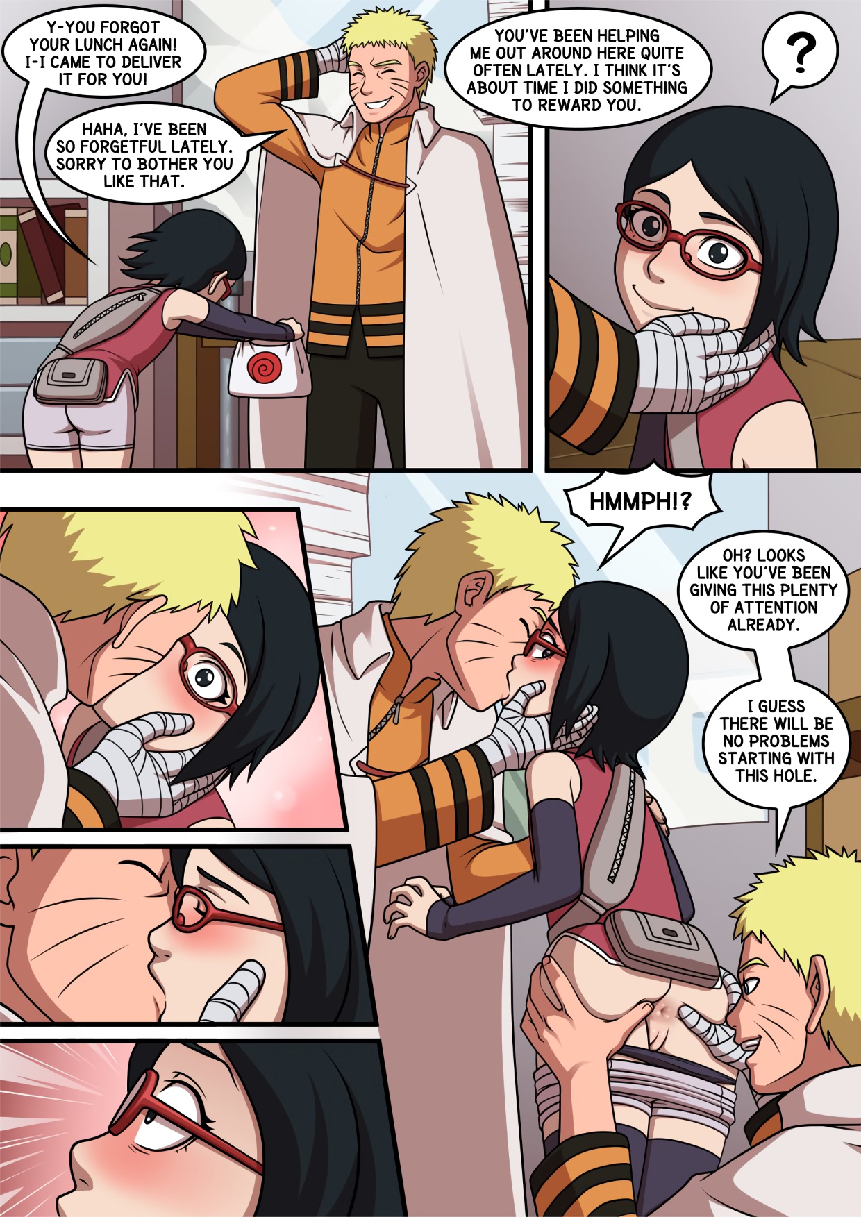 Boruto x sarada porn comics