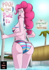 Pool time with pinkie pie