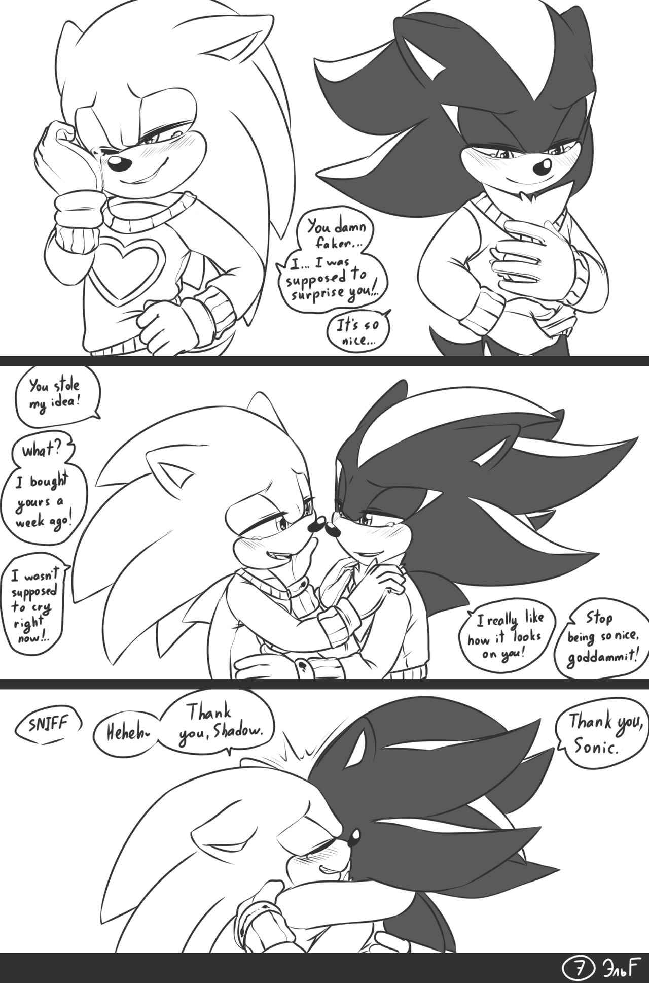 Sonic and shadow comic porn