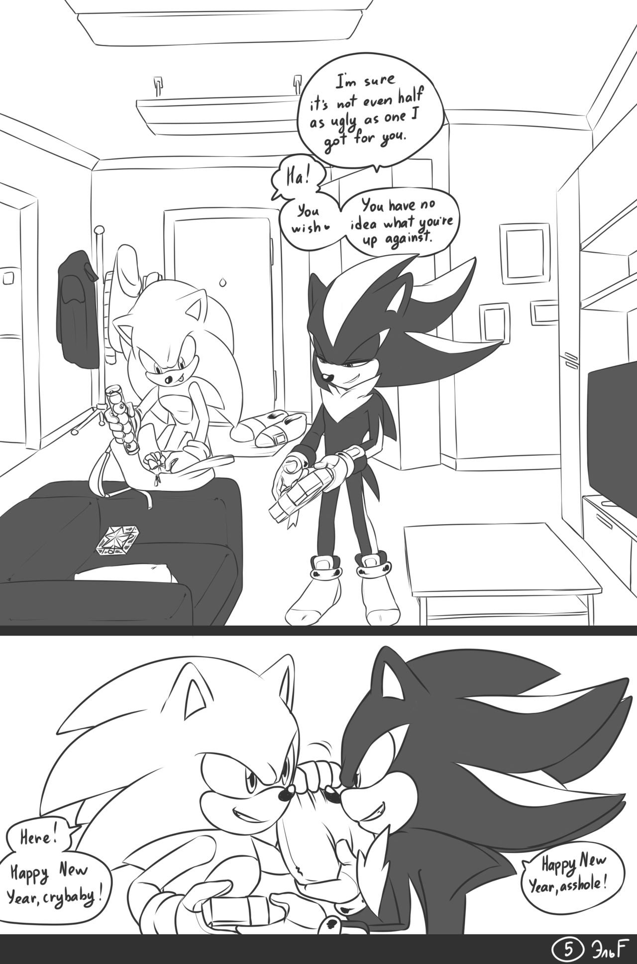Sonadow nsfw comic