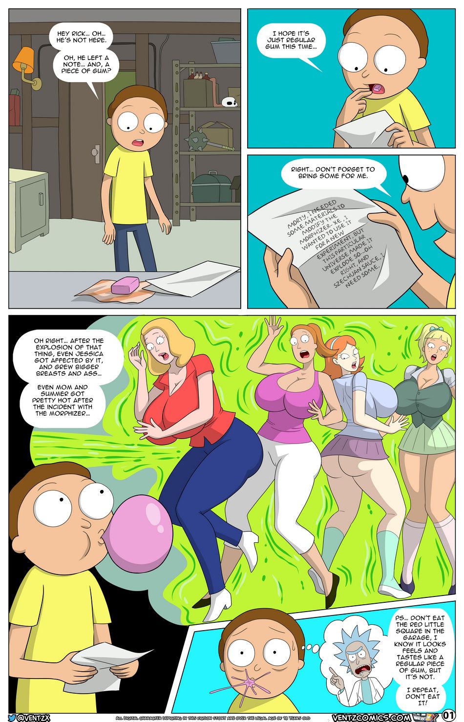 Rick And Morty Comic Xxx