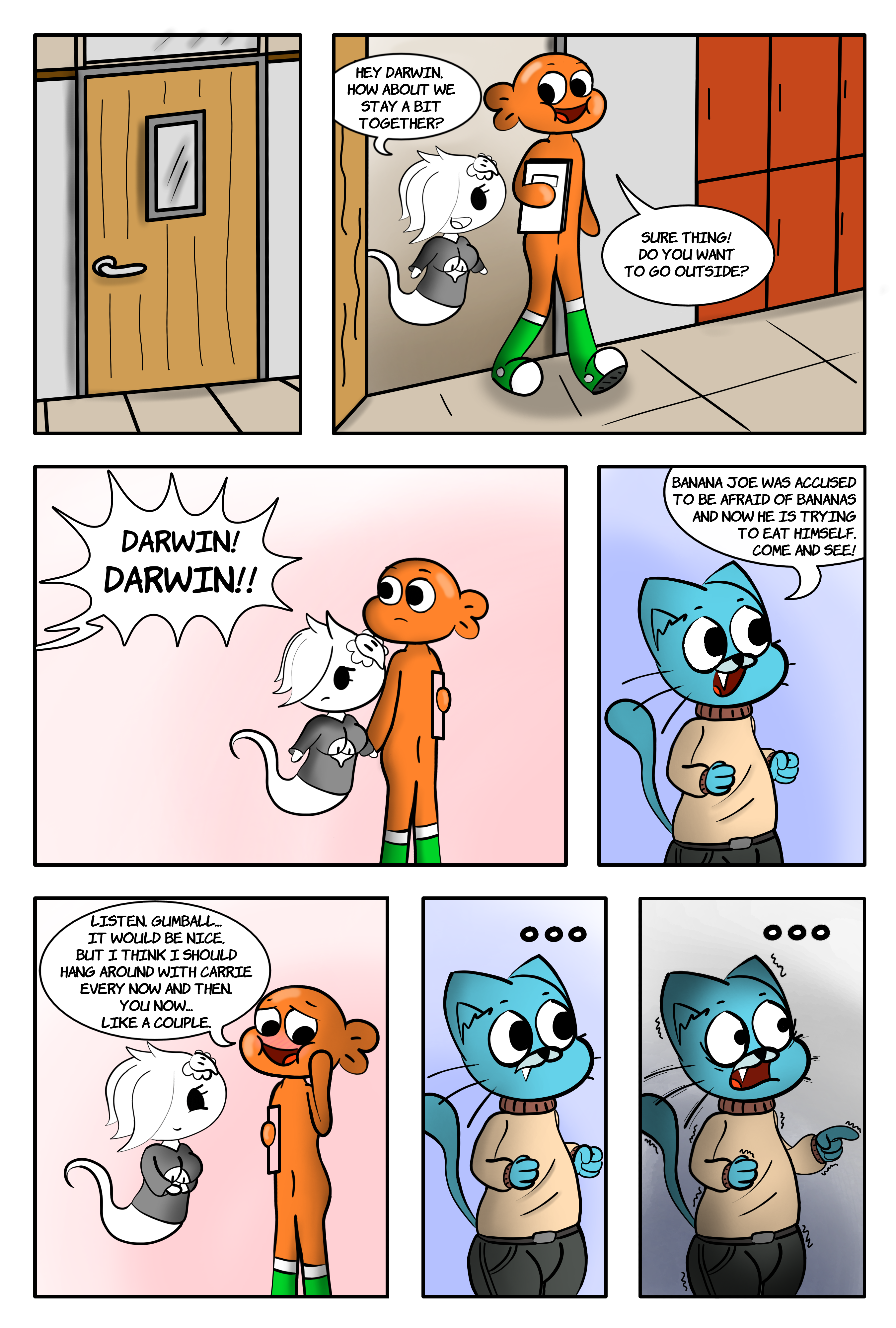 Gumball and darwin porn comic