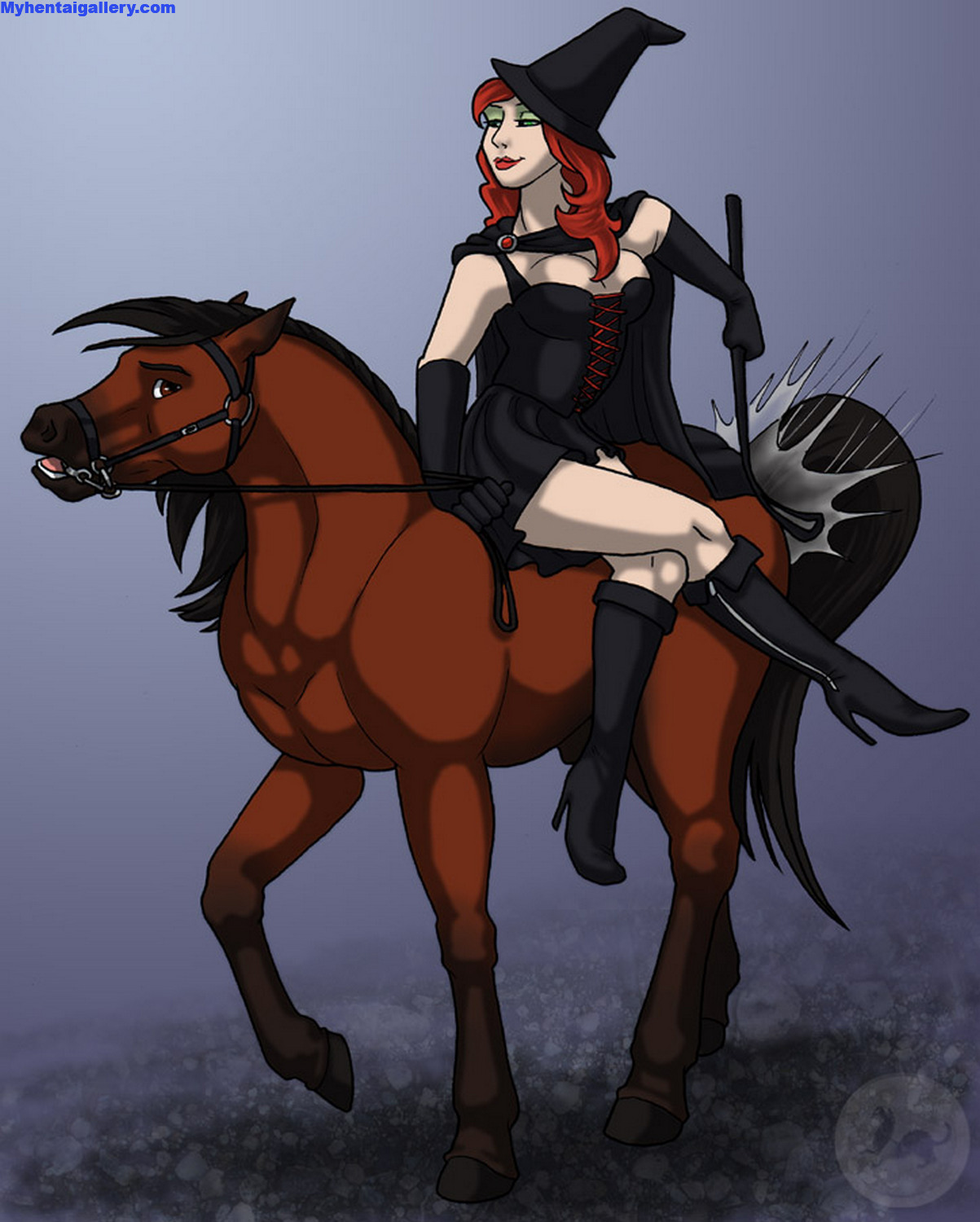 Horsegirlxxx - Horse and Rider Â» Porn comics free online