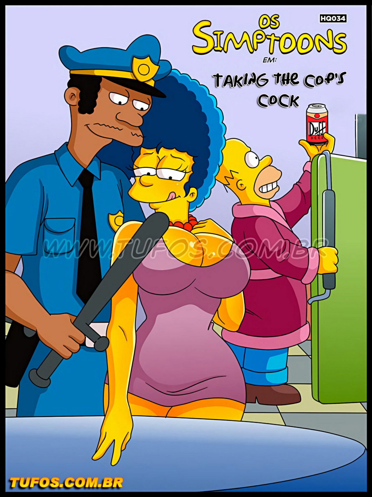 Os Simptoons  34 - Taking The Cops Cock