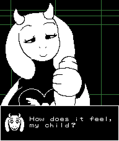 Toriel Makes The Human Feel Good
